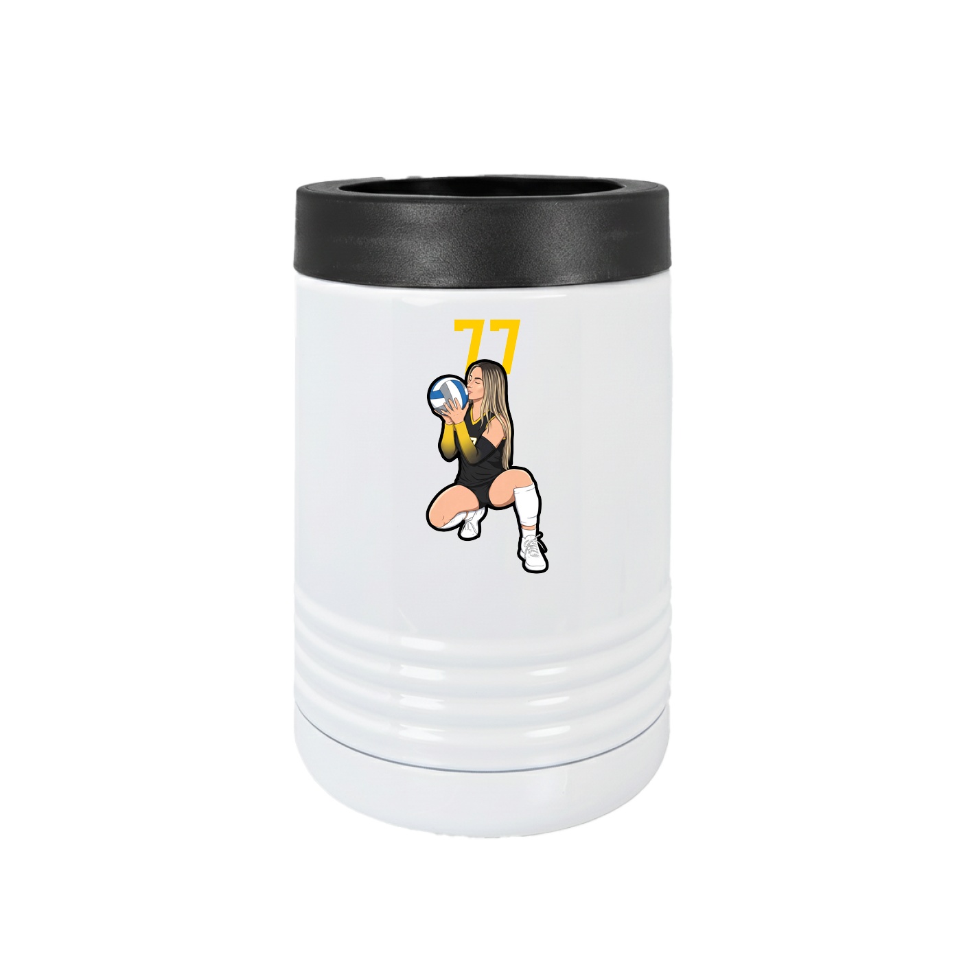 Beverage Holder — Number Top in White