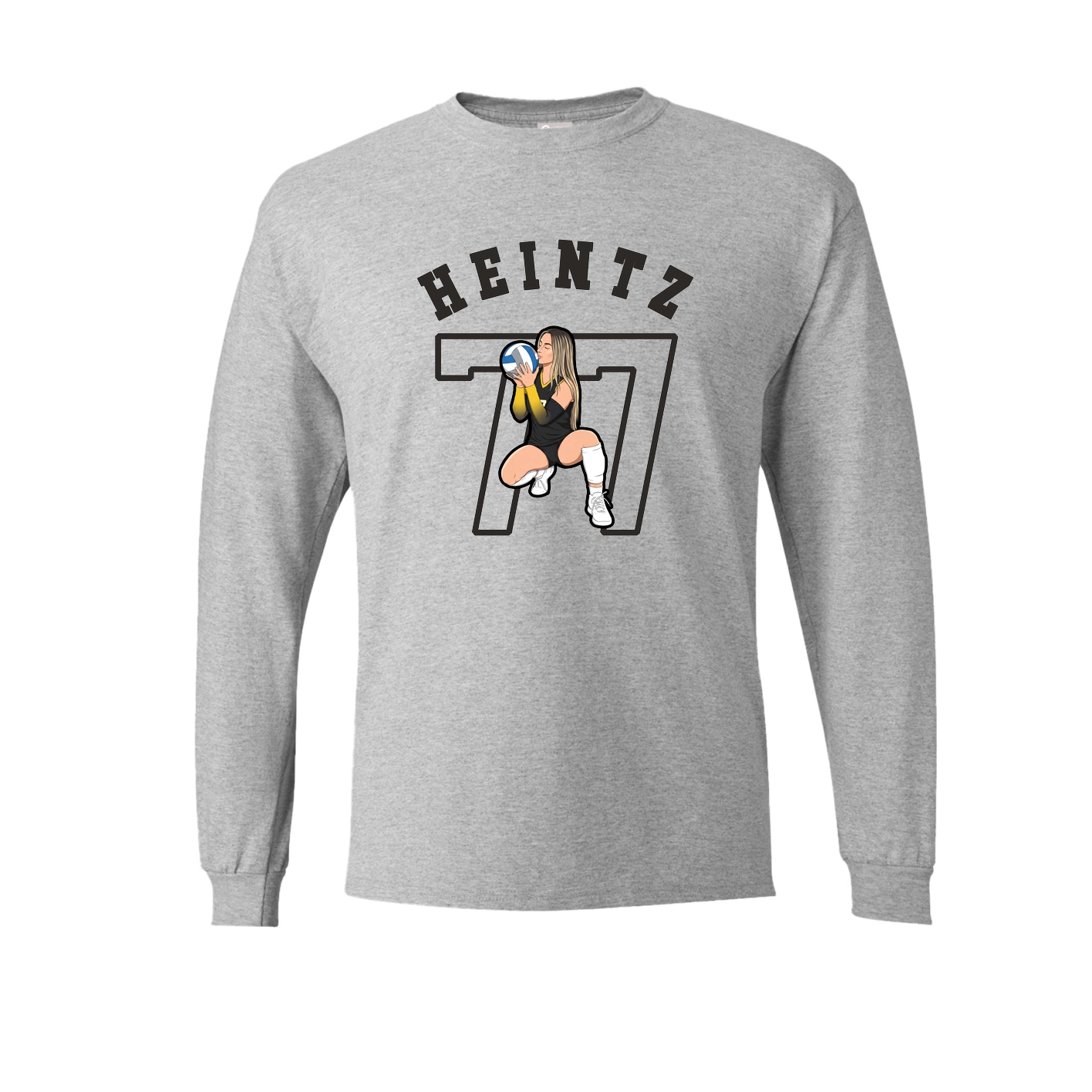 Long Sleeve Tee — Shirsey Arch in Grey