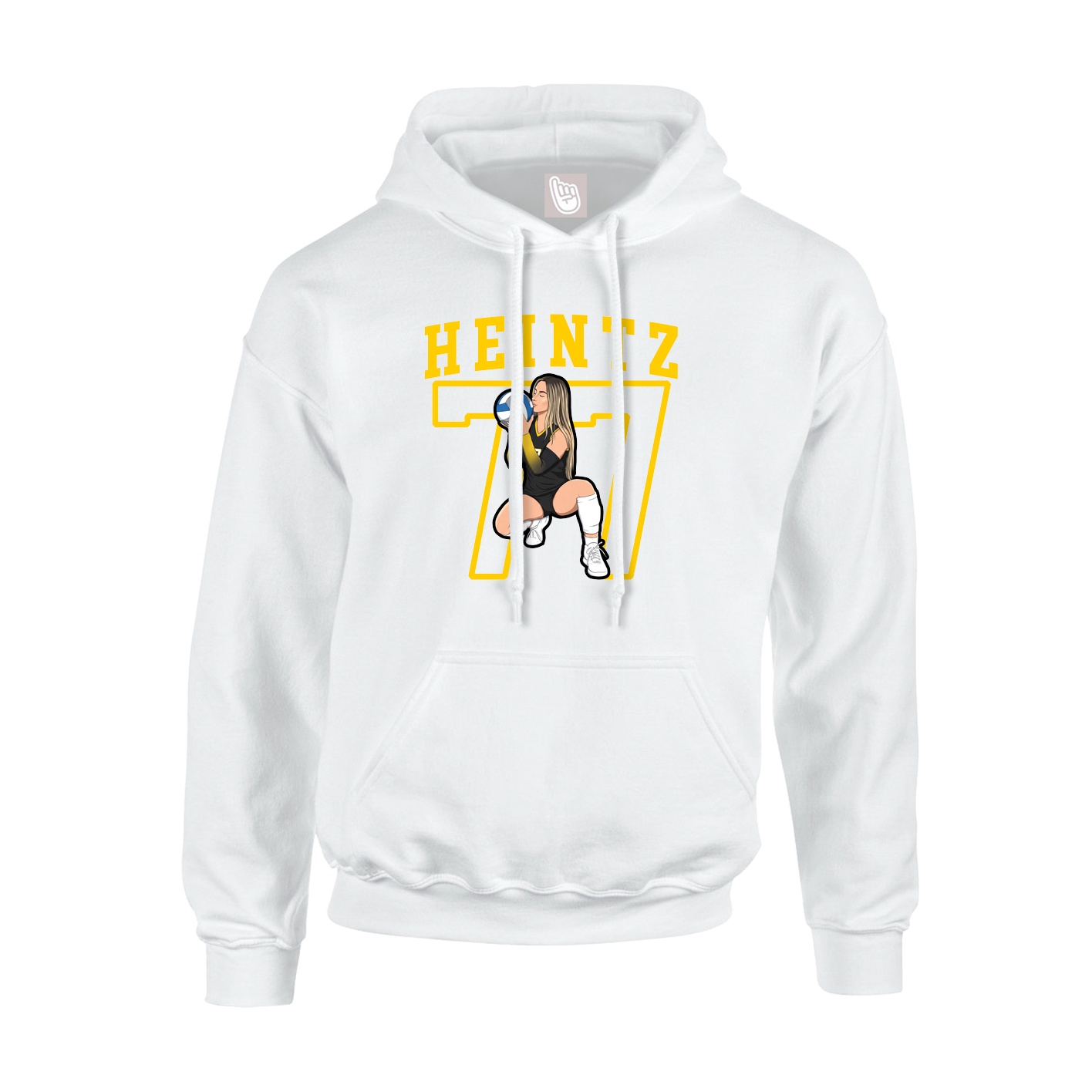 Hoodie — Shirsey in White