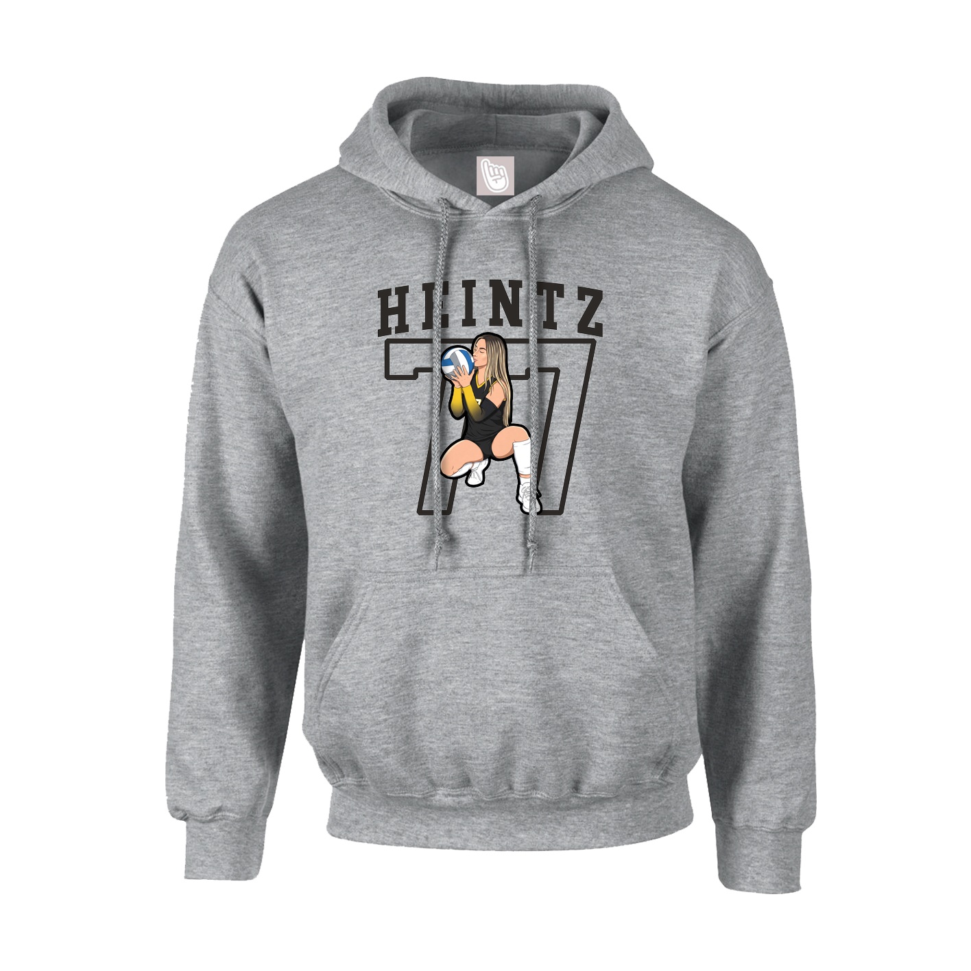 Youth Hoodie — Shirsey in Grey