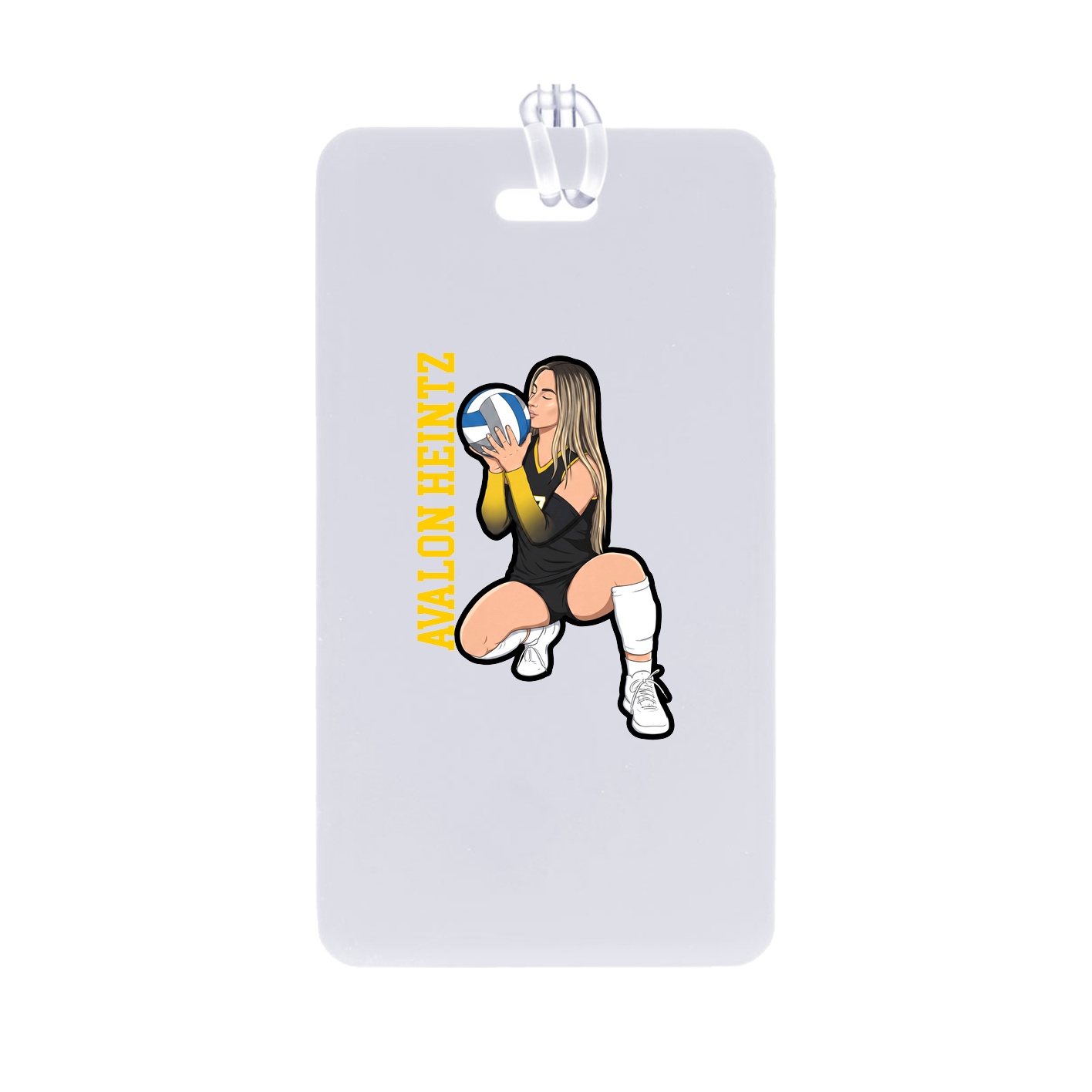 Bag Tag — Name Vertical in Classic