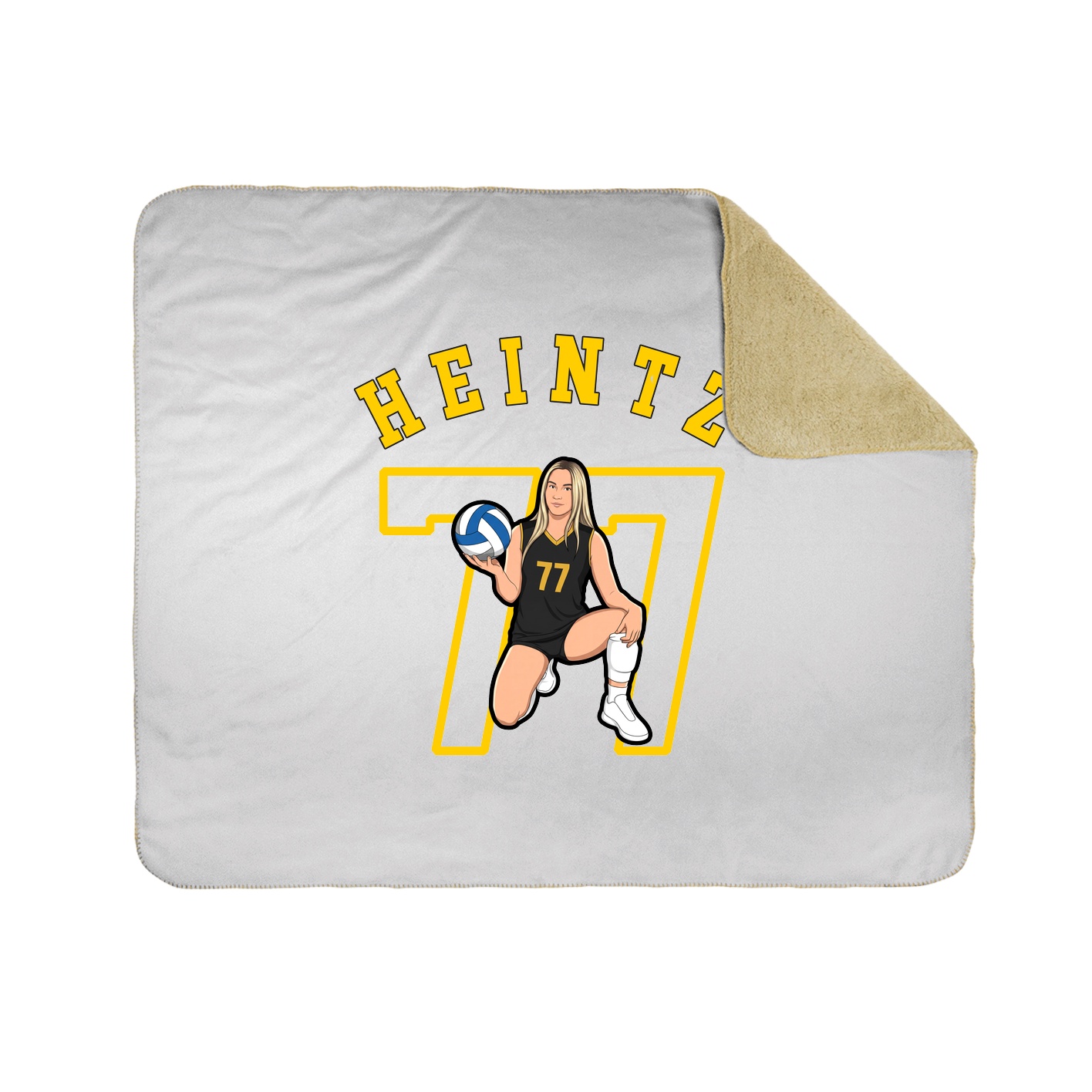 Throw Blanket — Shirsey Arch in White