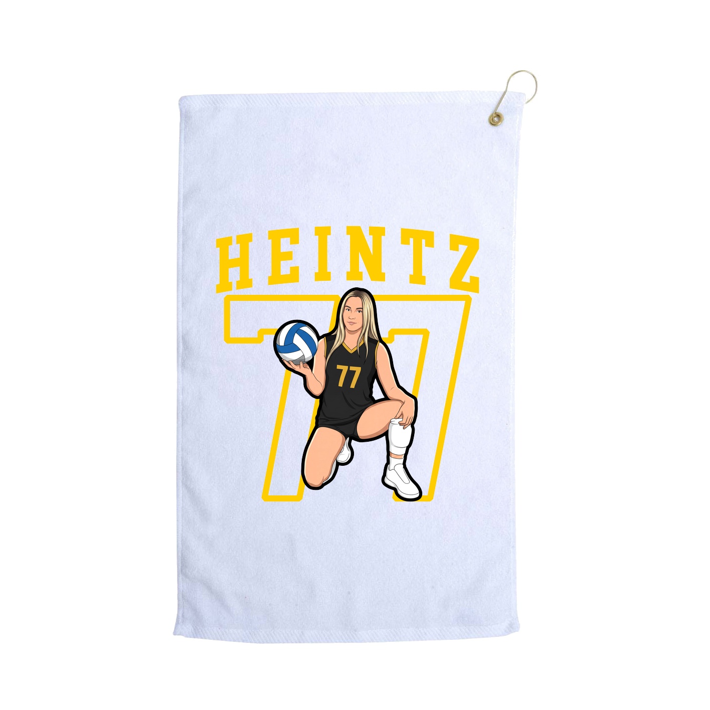 Golf Towel — Shirsey in White