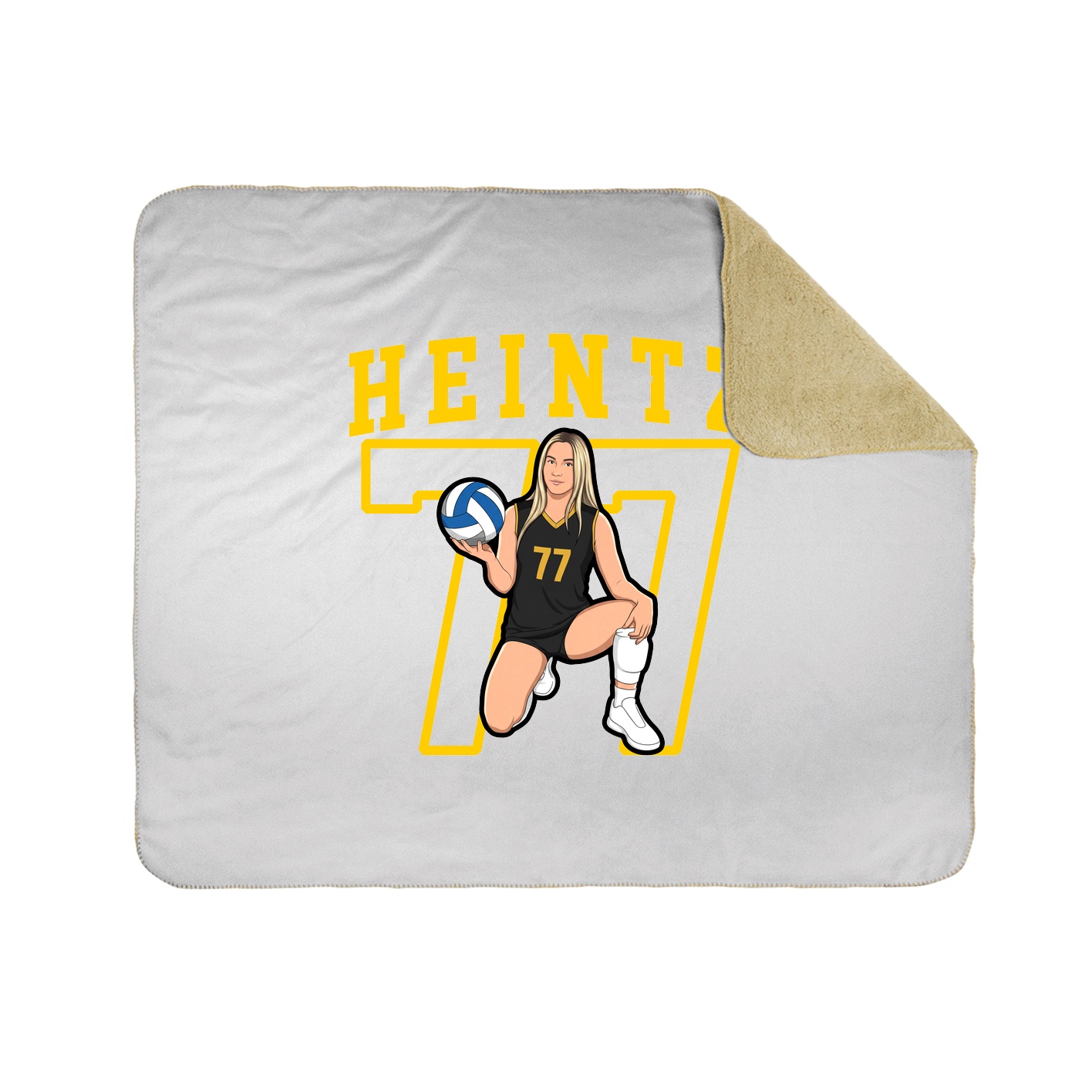 Throw Blanket — Shirsey in White