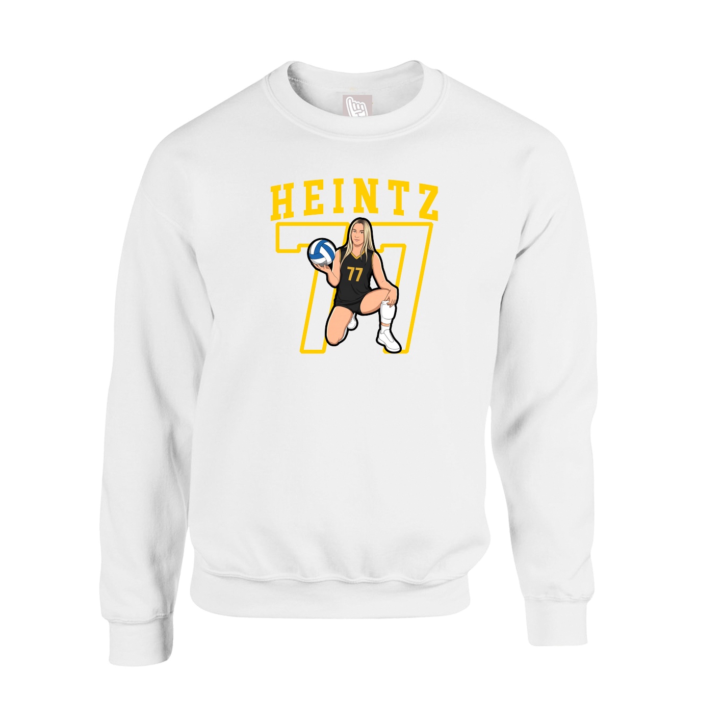 Fleece Crew — Shirsey in White