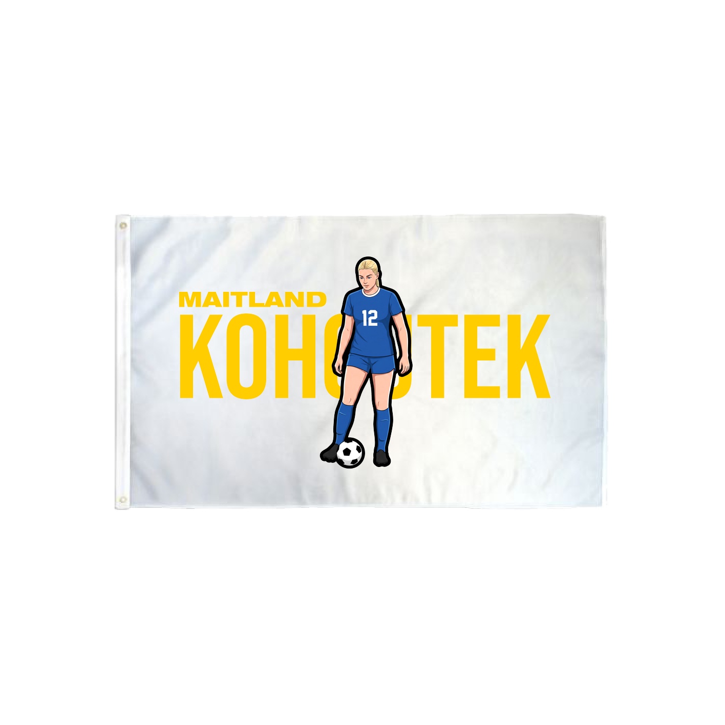 3x5 Flag — Player Name in Classic