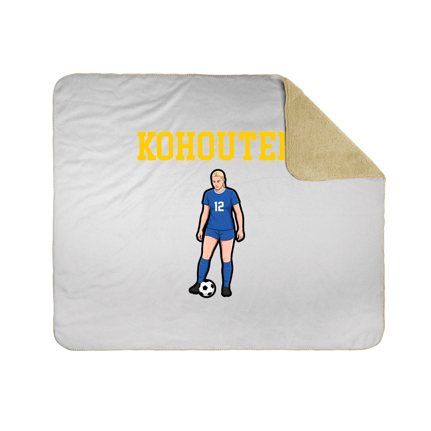 Throw Blanket — Shirsey in White