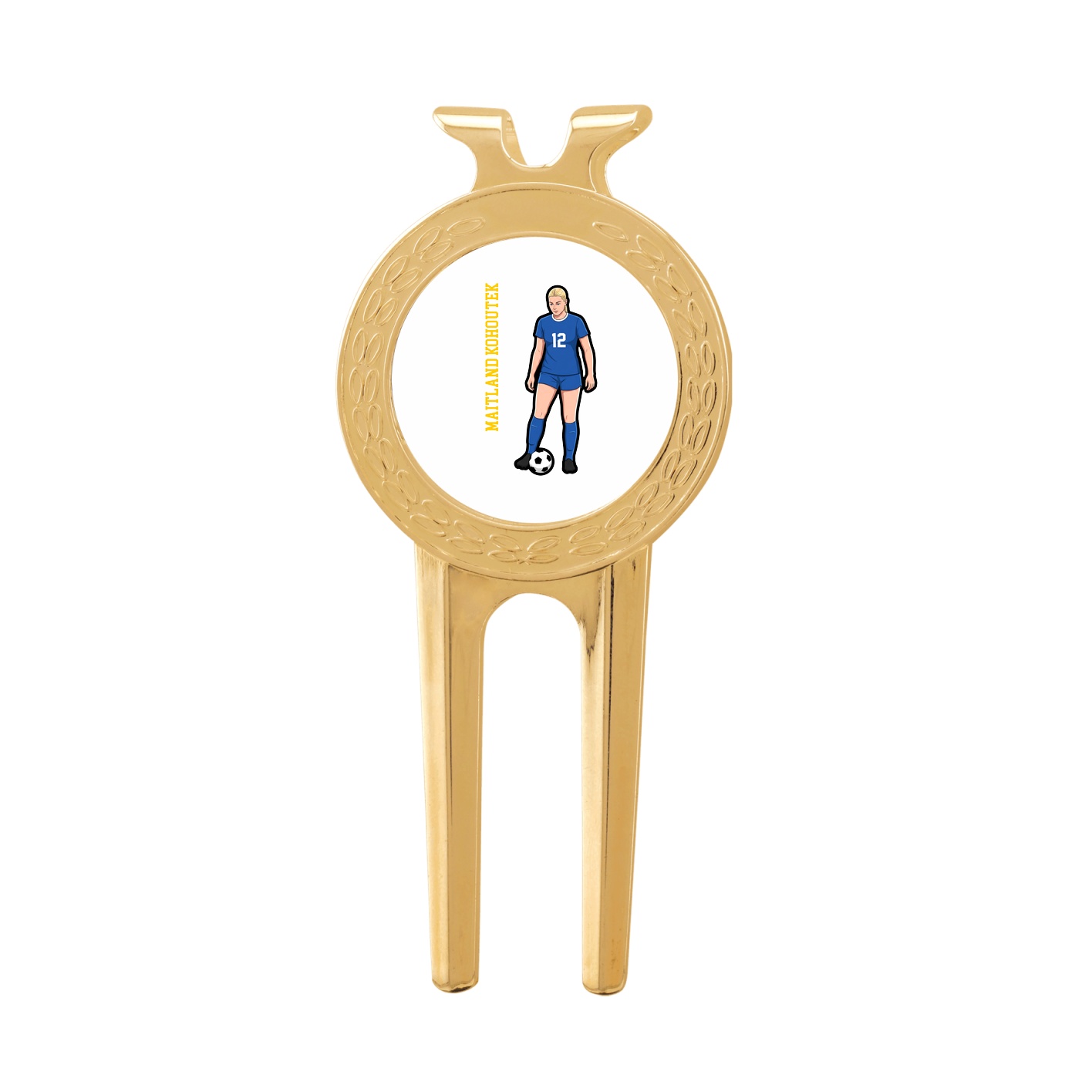Divot Tool with Ball Marker — Name Vertical in Classic