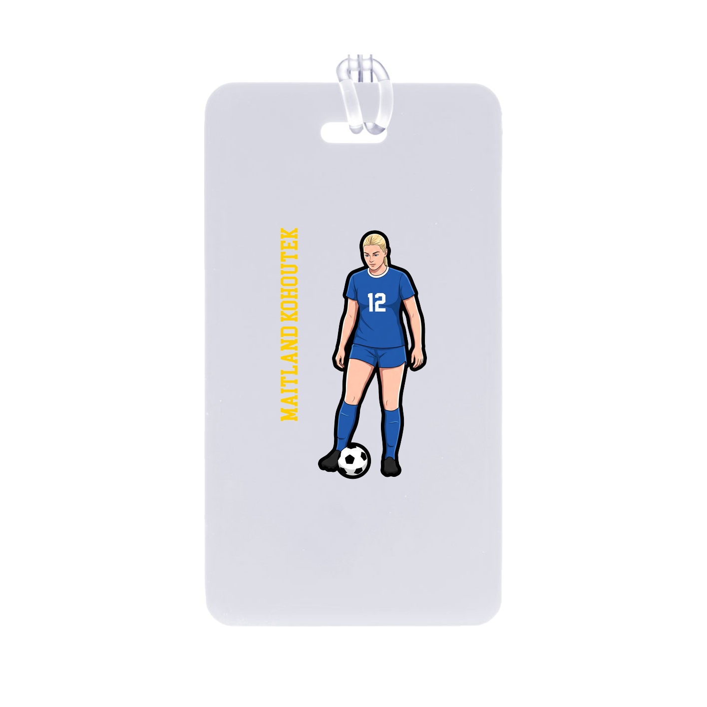 Bag Tag — Name Vertical in Classic