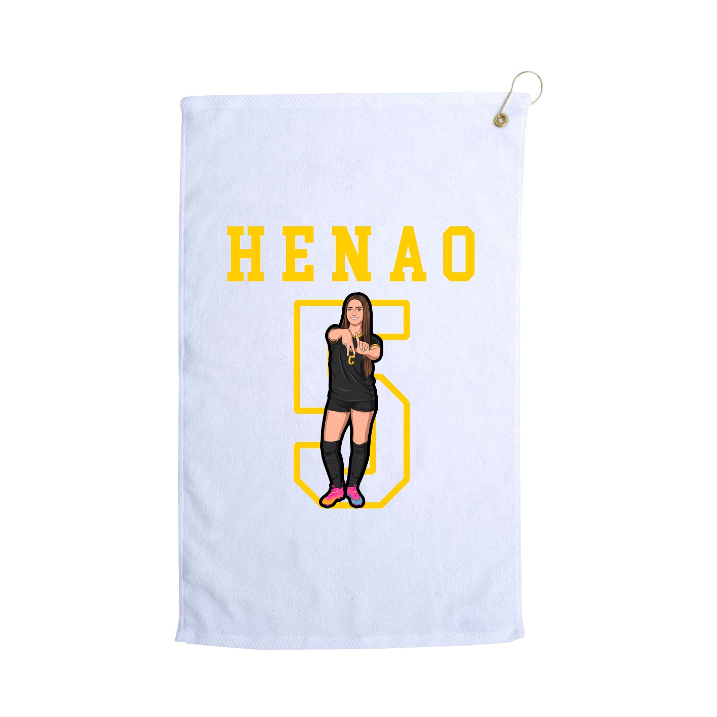 Golf Towel — Shirsey in White