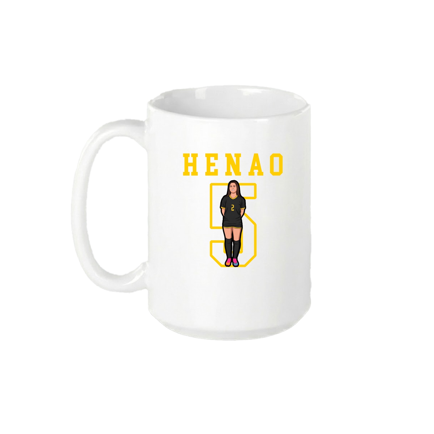 15oz Coffee Mug — Shirsey in White