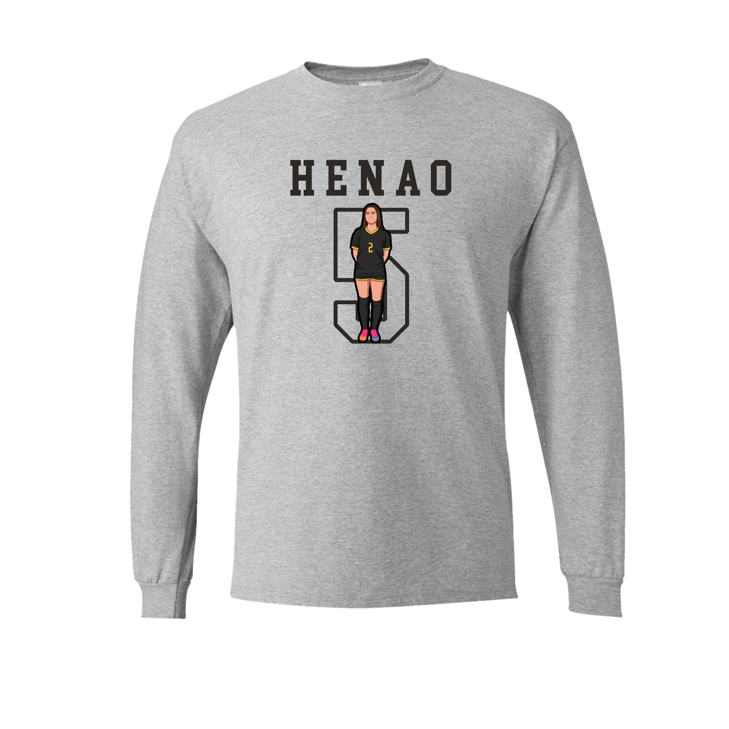 Long Sleeve Tee — Shirsey in Grey