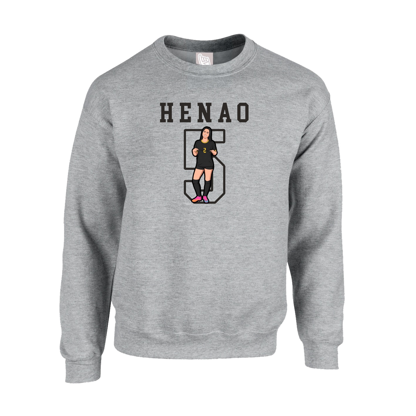 Fleece Crew — Shirsey in Grey