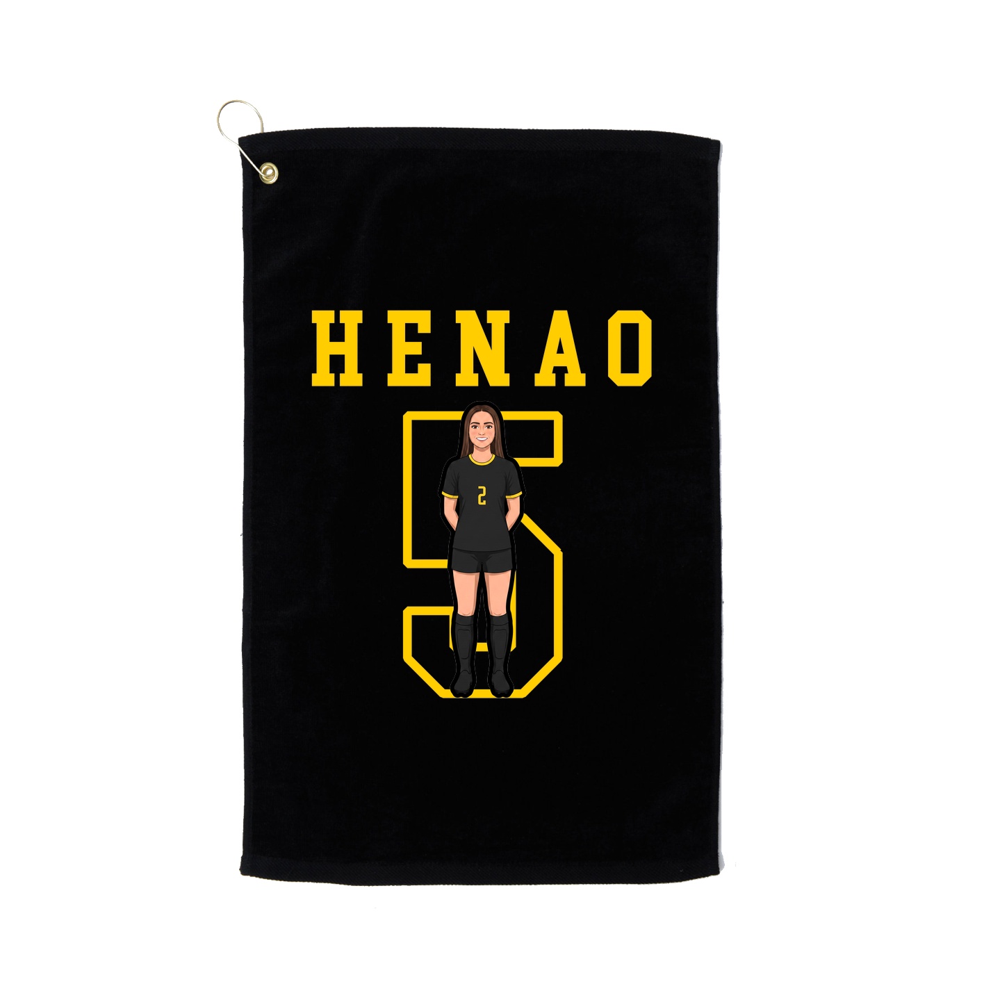 Golf Towel — Shirsey in Black