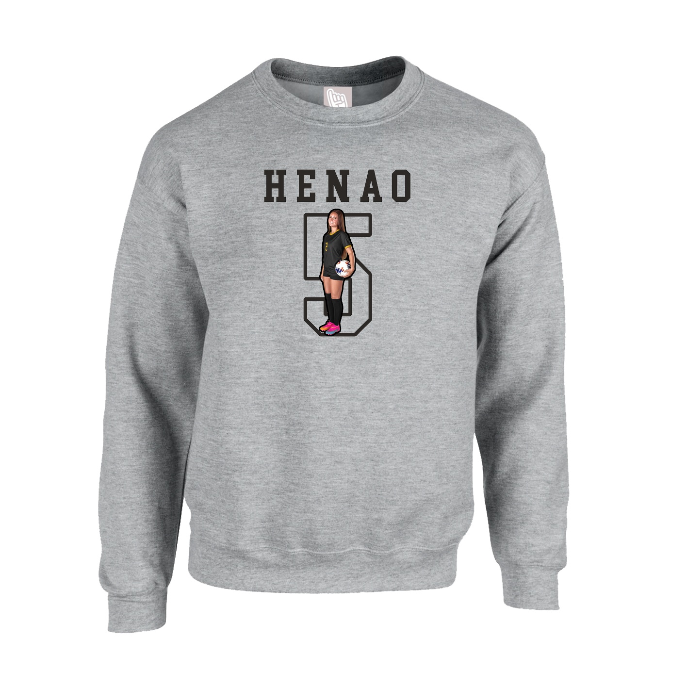 Fleece Crew — Shirsey in Grey