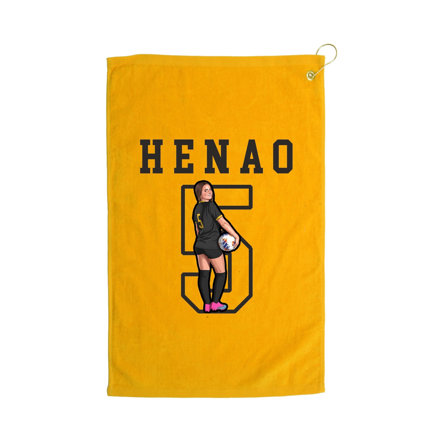 Golf Towel — Shirsey in Gold
