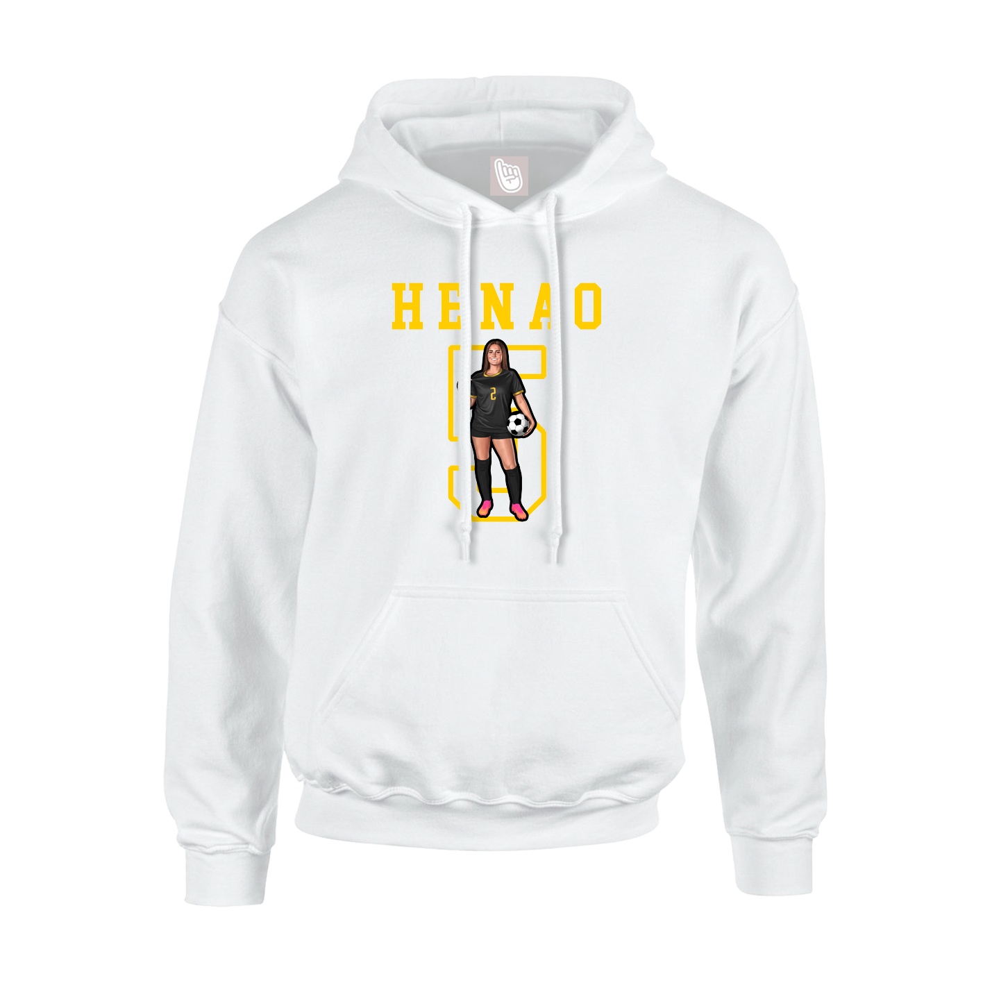 Youth Hoodie — Shirsey in White