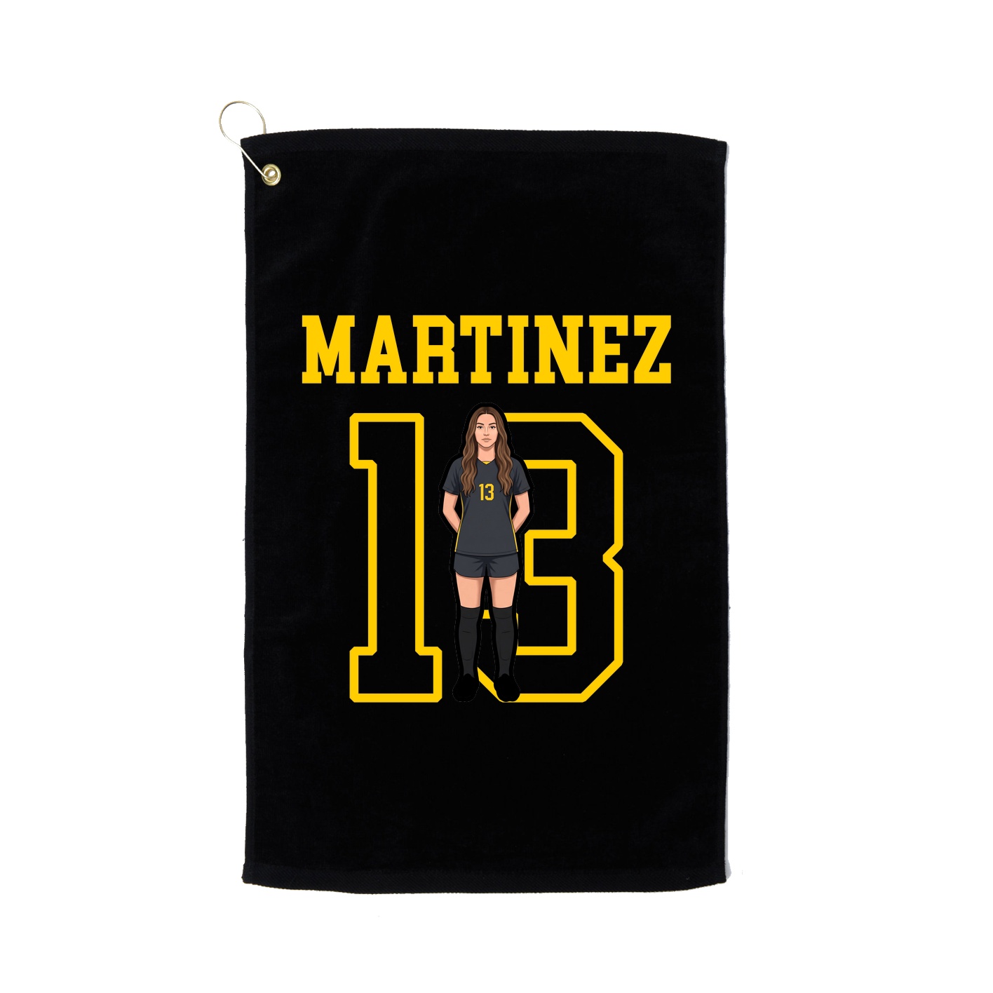 Golf Towel — Shirsey in Black
