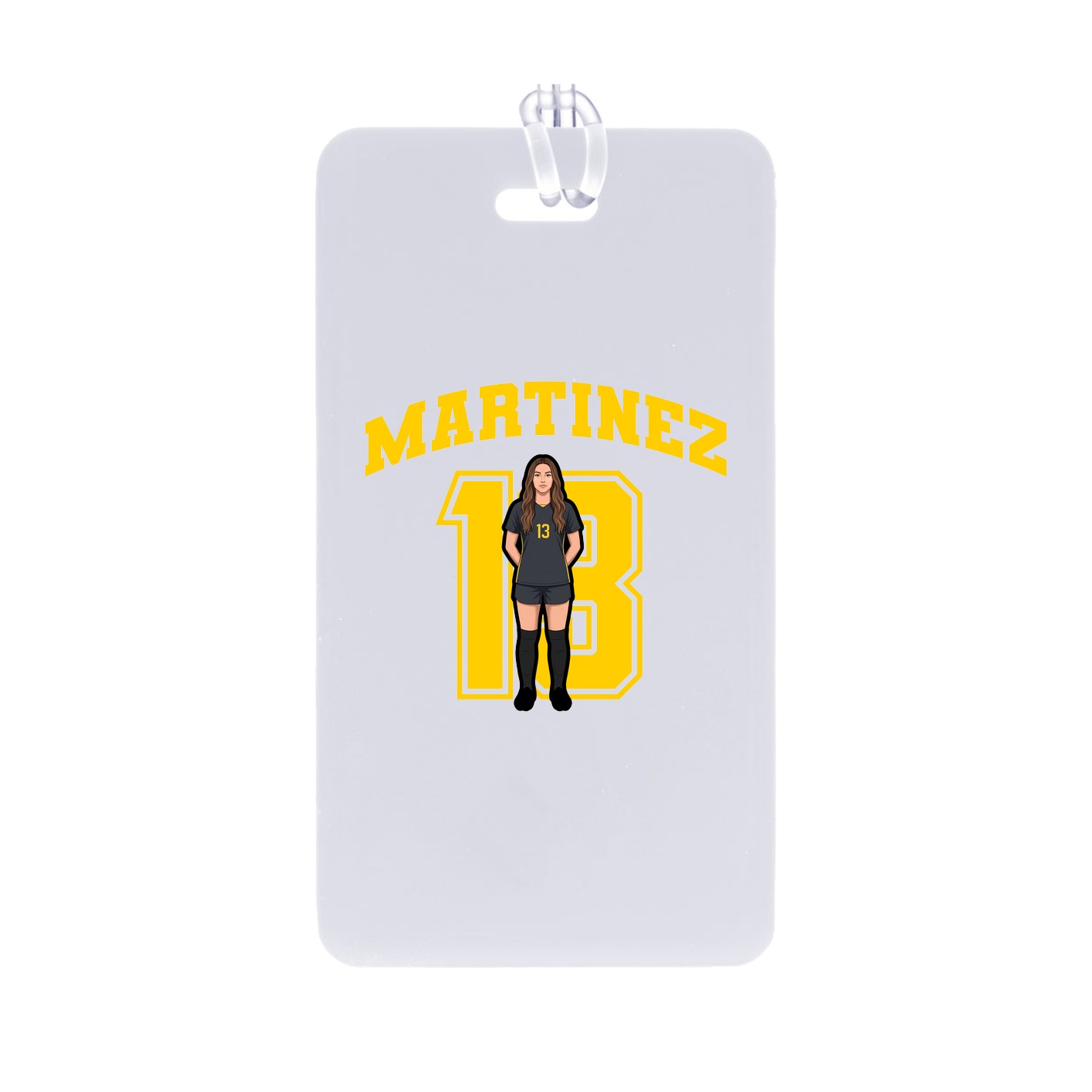 Bag Tag — Number in Classic