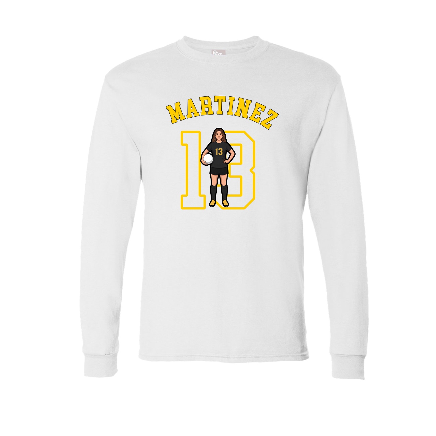 Long Sleeve Tee — Shirsey Arch in White