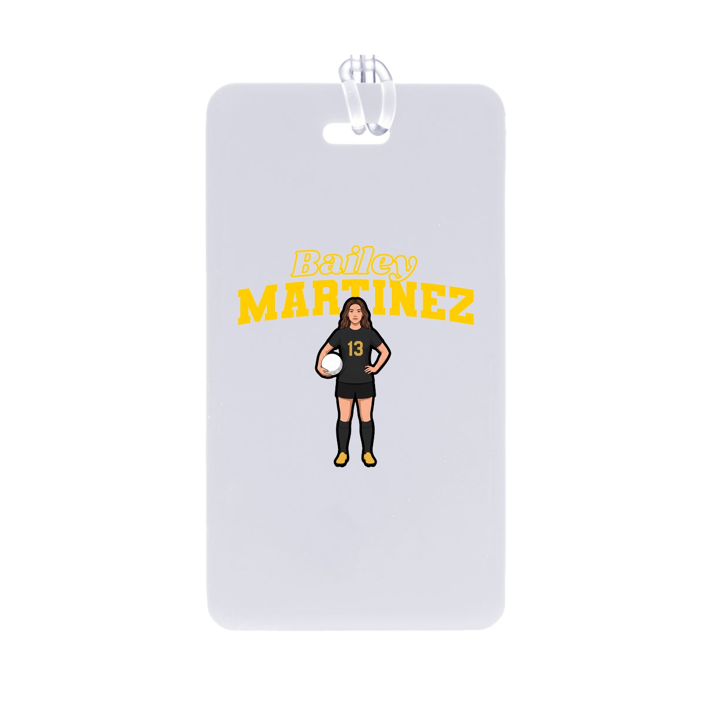 Bag Tag — Name Arch in Classic