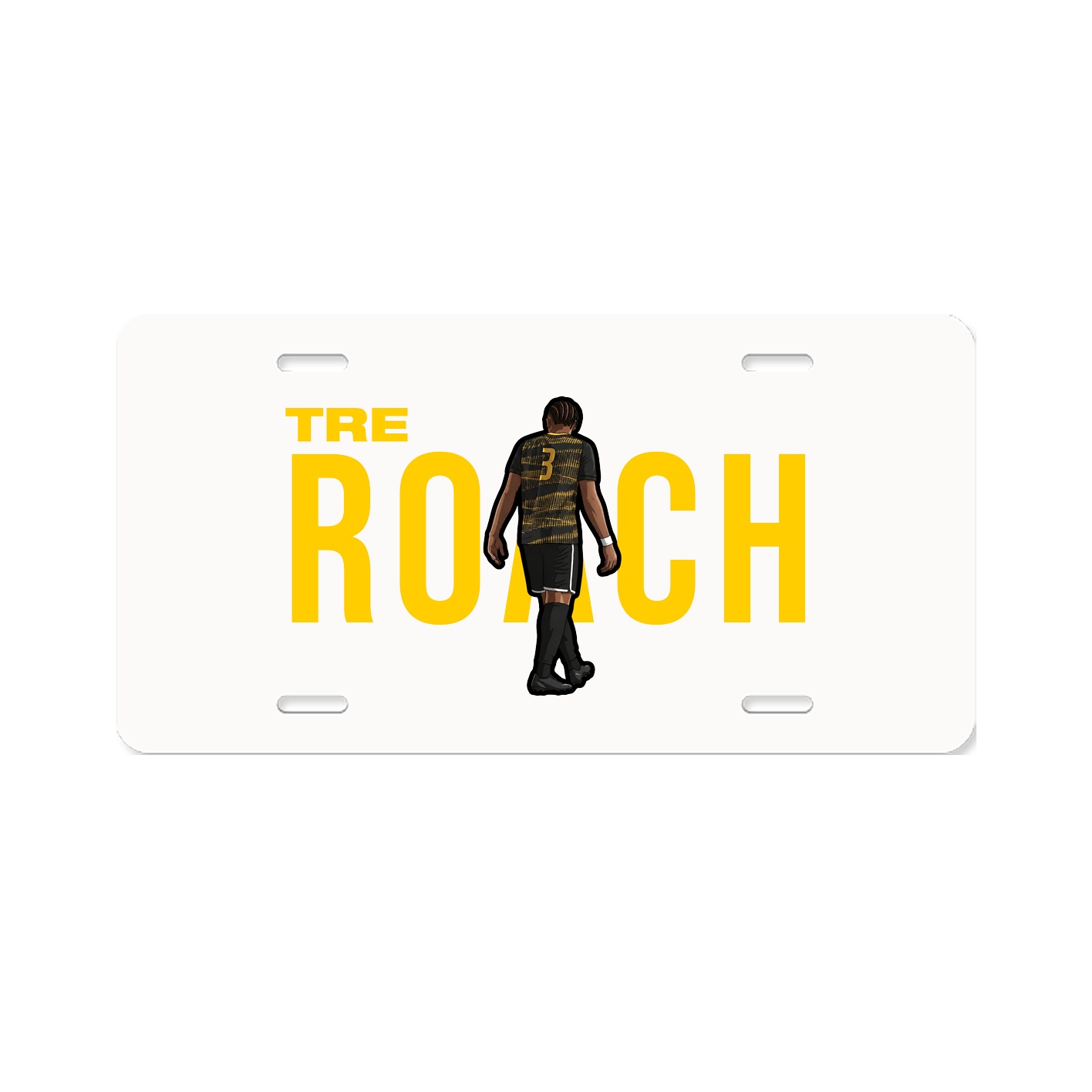License Plate — Player Name in Classic