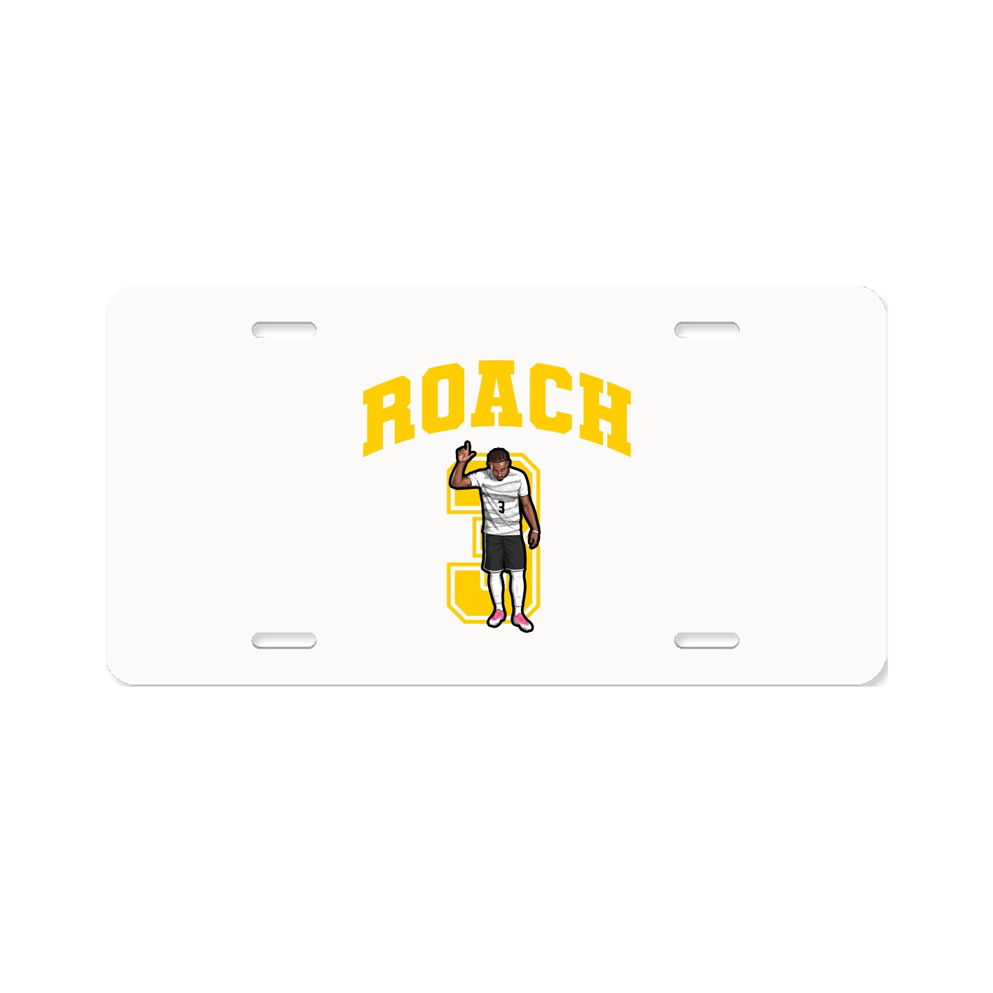 License Plate — Number in Classic