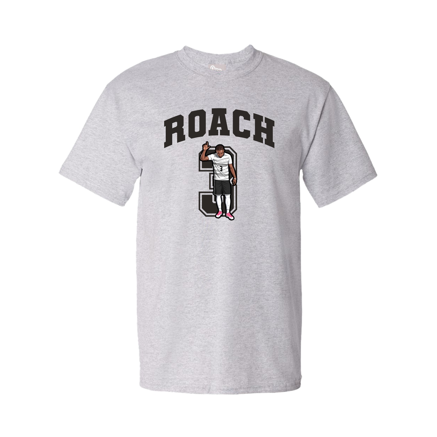 Youth Tee — Number in Grey