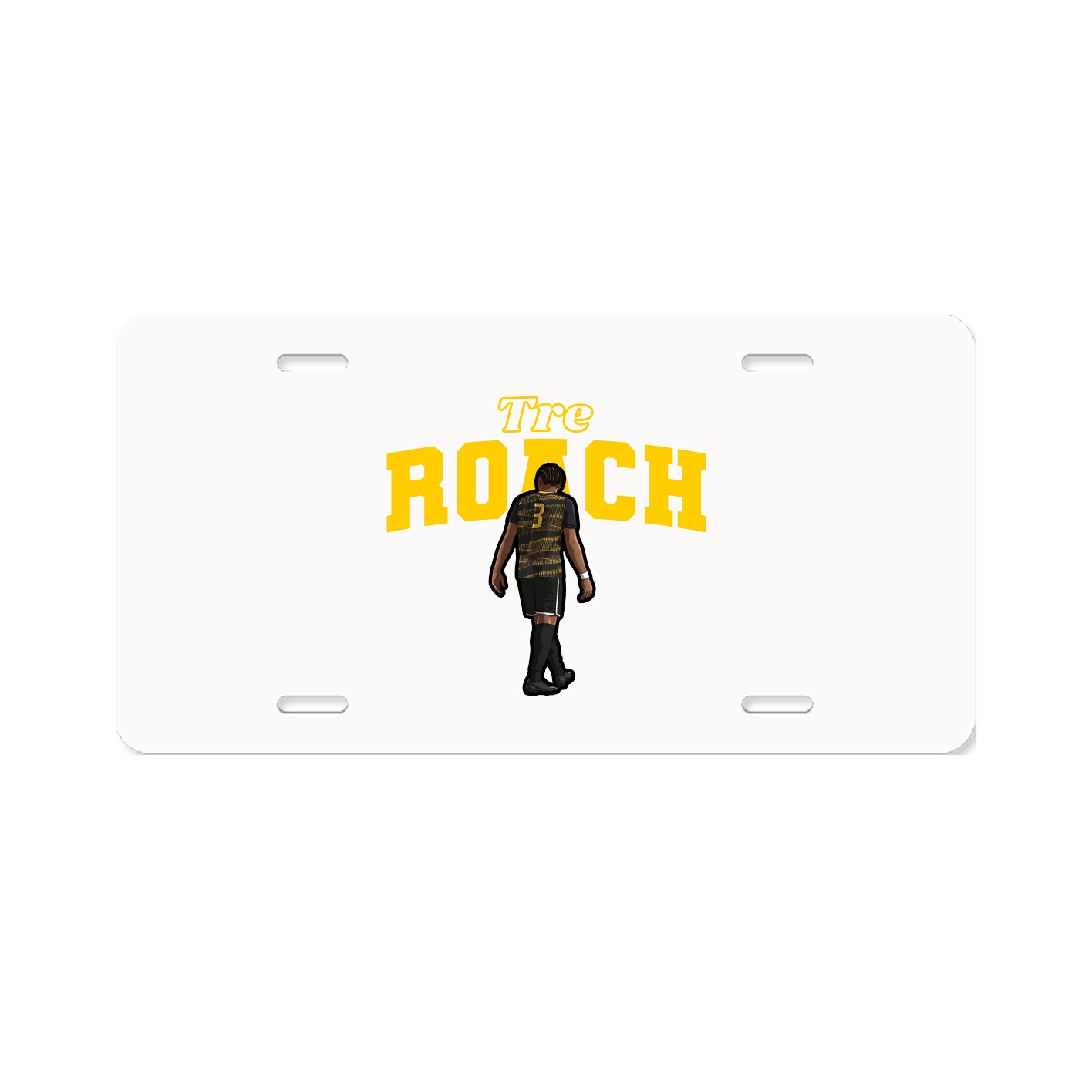 License Plate — Name Arch in Classic