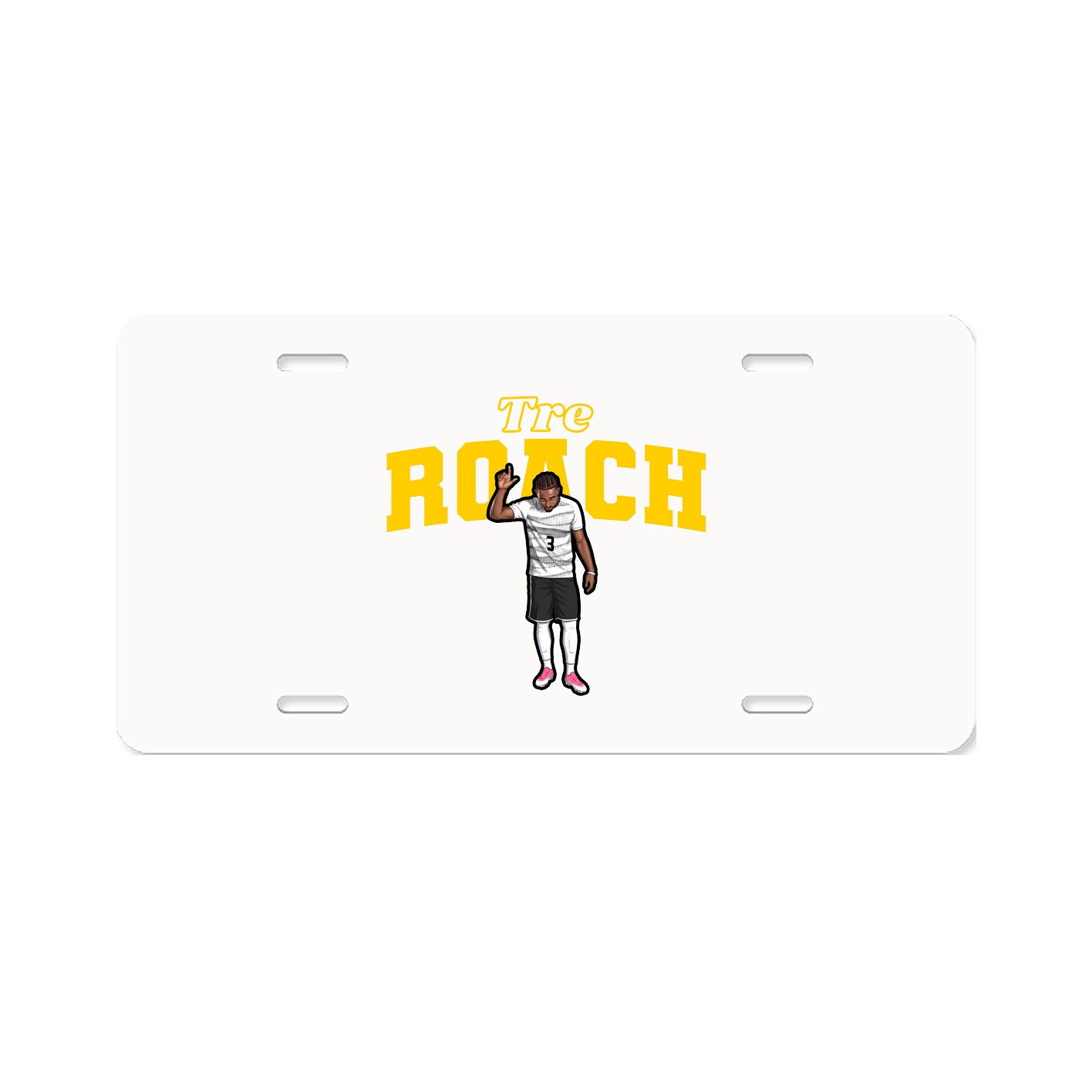 License Plate — Name Arch in Classic