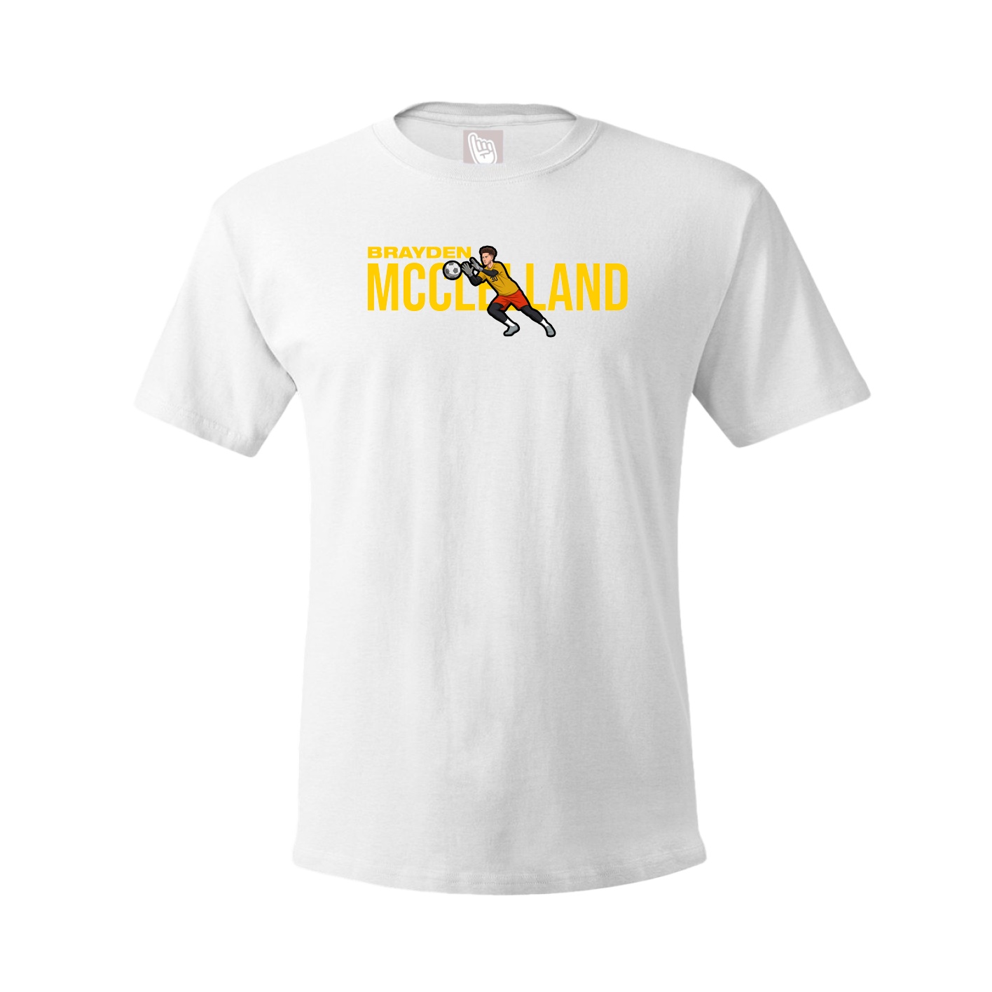Youth Tee — Player Name in White