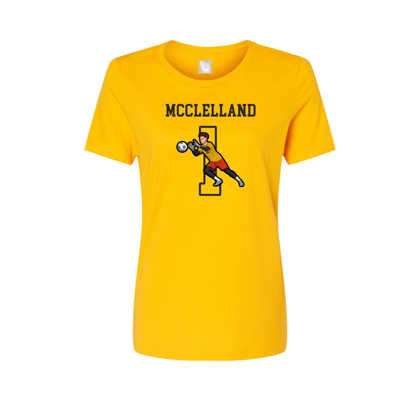 Fitted Women's Tee — Shirsey in Gold