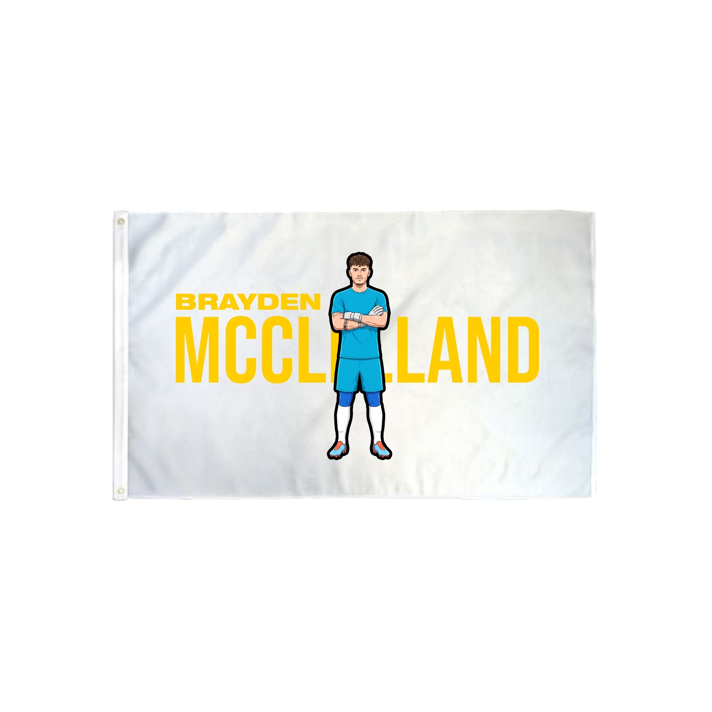 3x5 Flag — Player Name in Classic