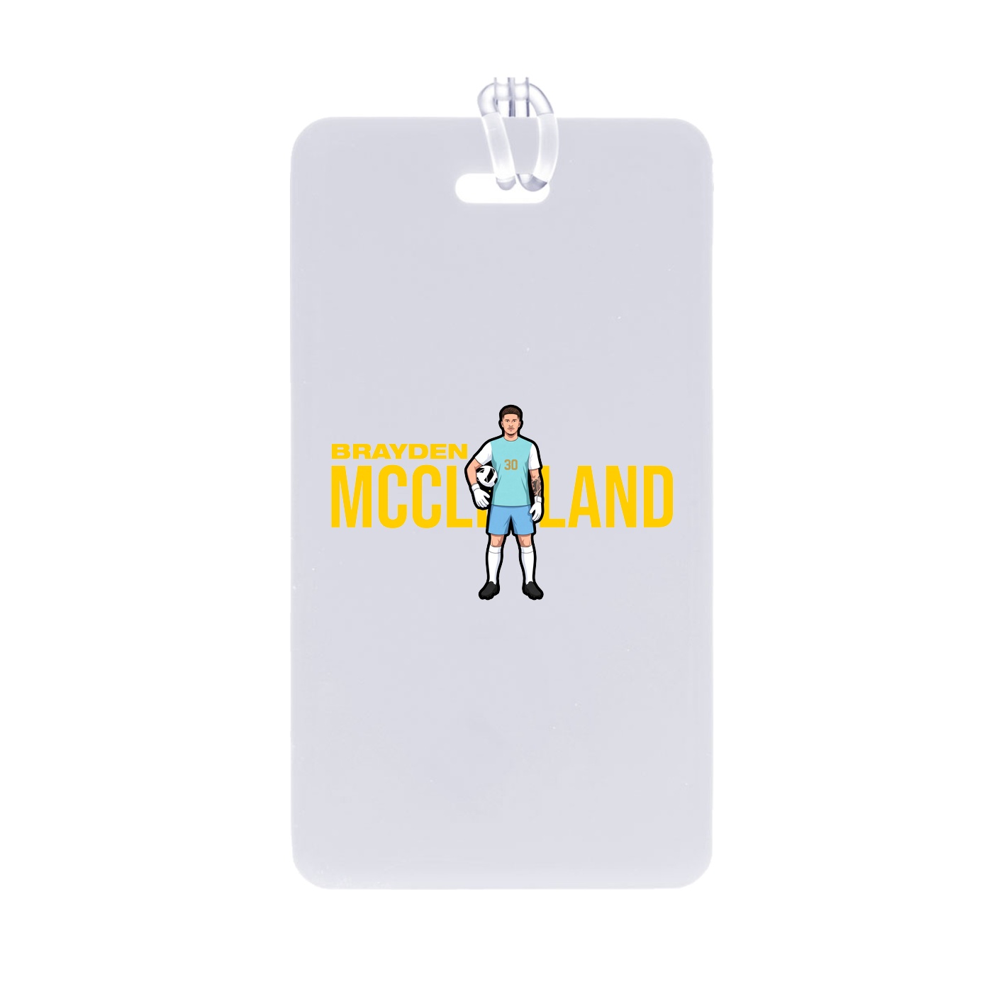 Bag Tag — Player Name in Classic