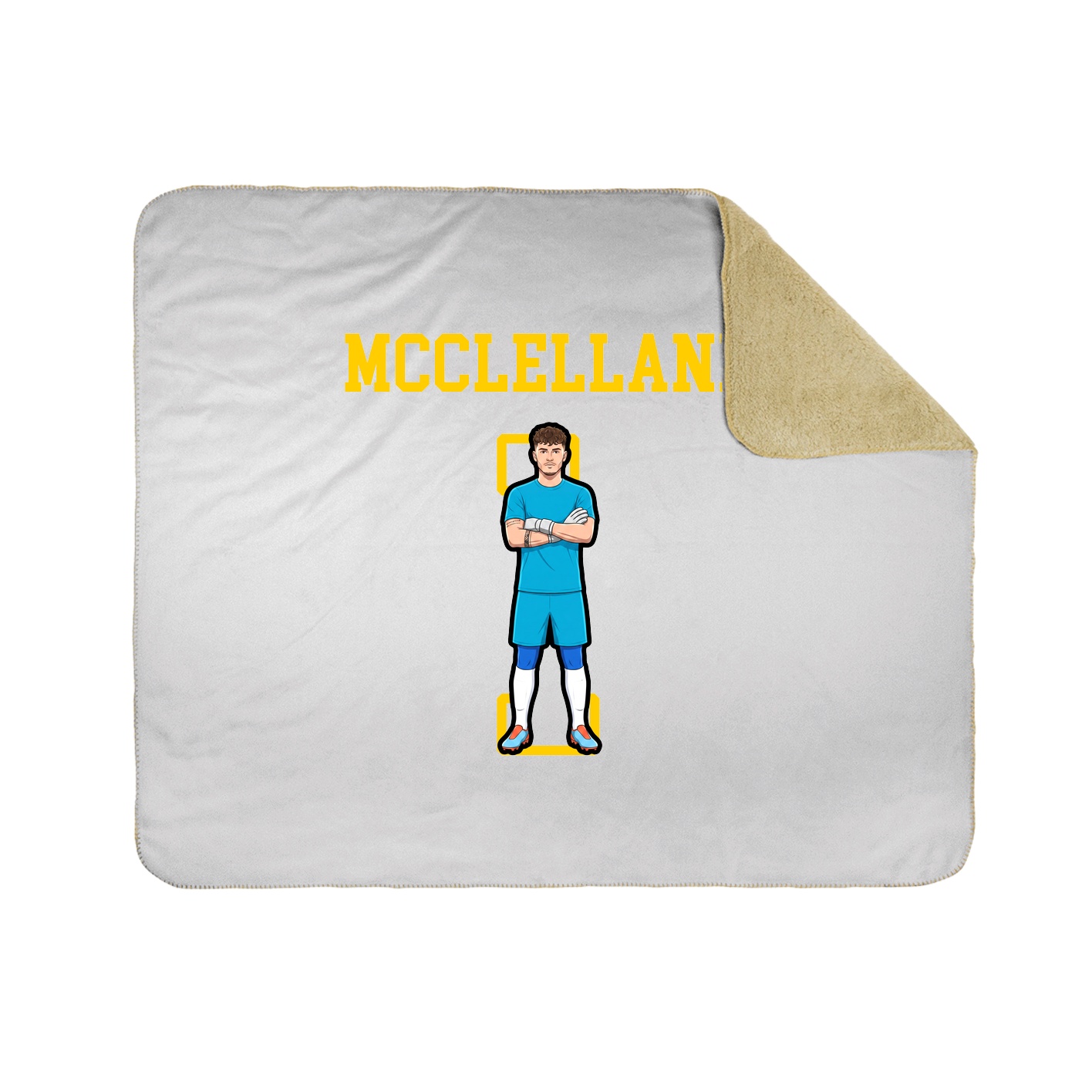 Throw Blanket — Shirsey in White