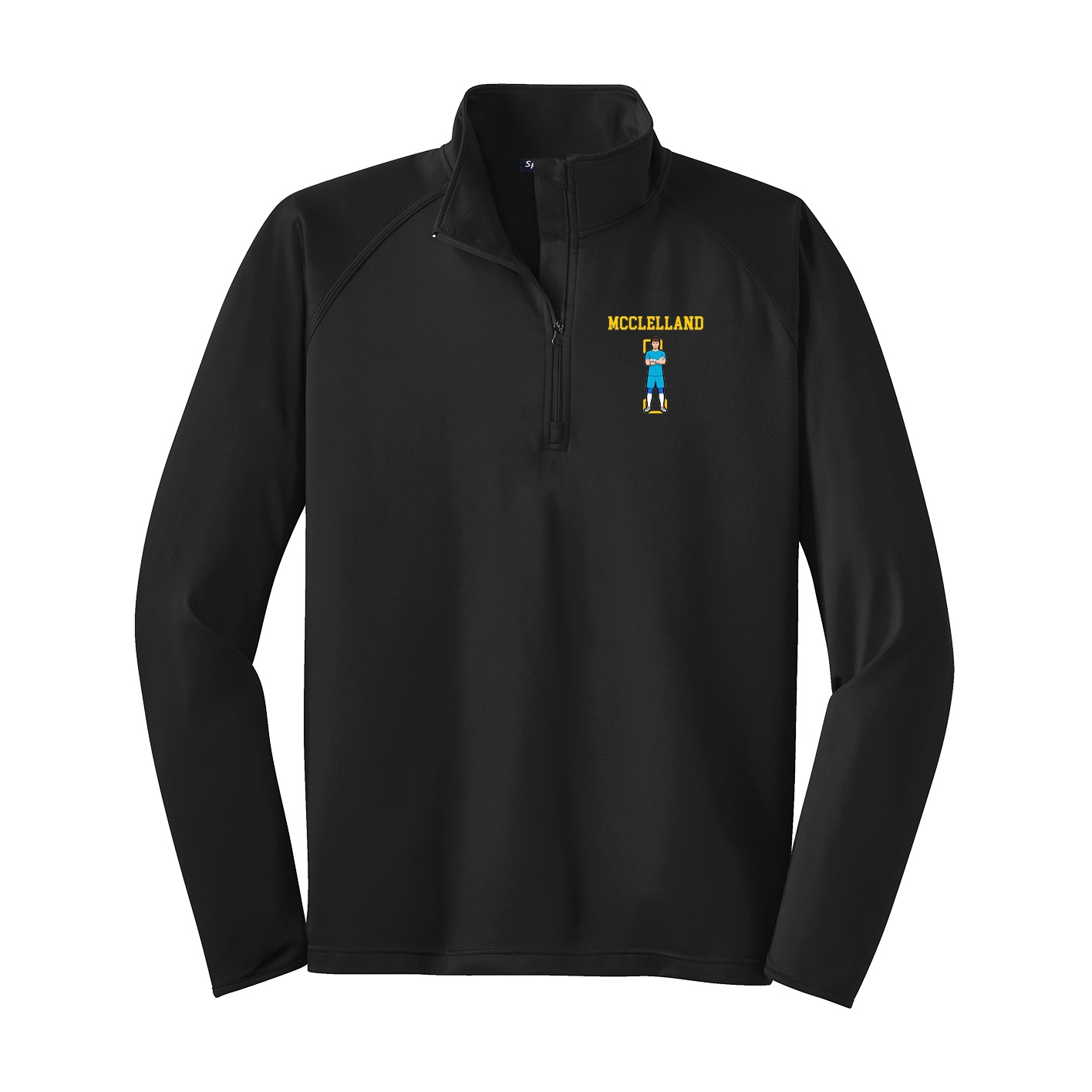 Q-Zip Pullover — Shirsey in Black