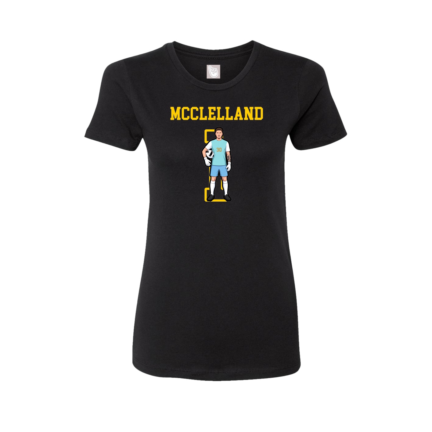 Fitted Women's Tee — Shirsey in Black