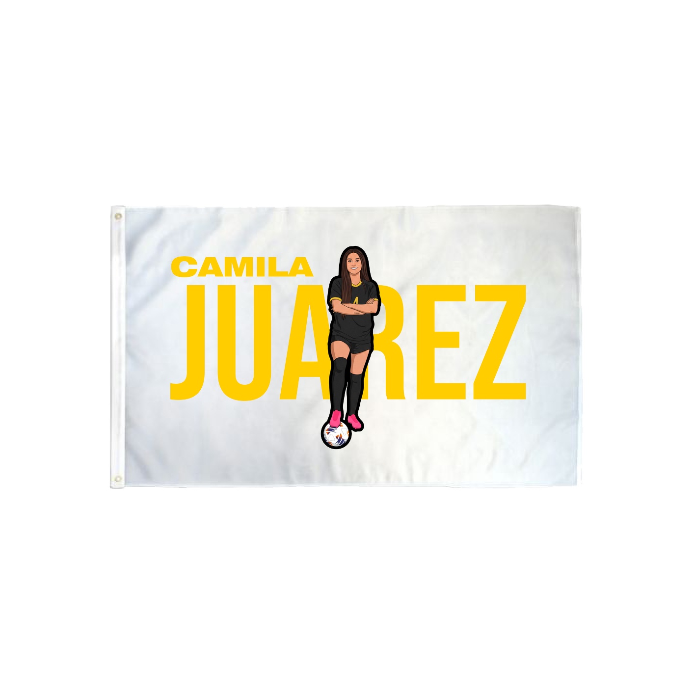 3x5 Flag — Player Name in Classic