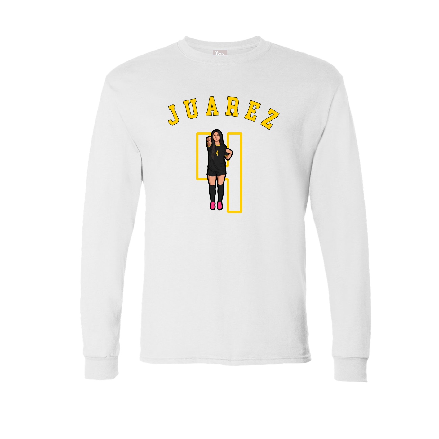 Long Sleeve Tee — Shirsey Arch in White
