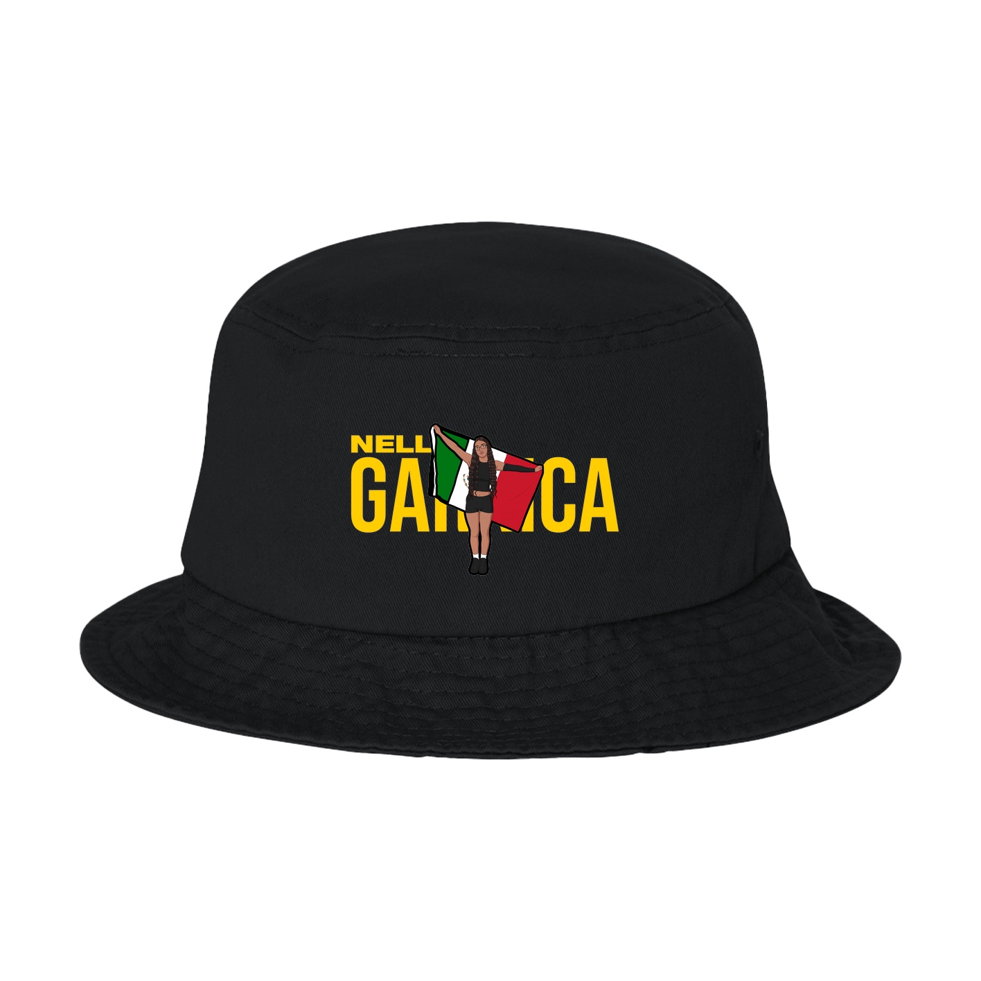 Bucket Cap — Player Name in Black