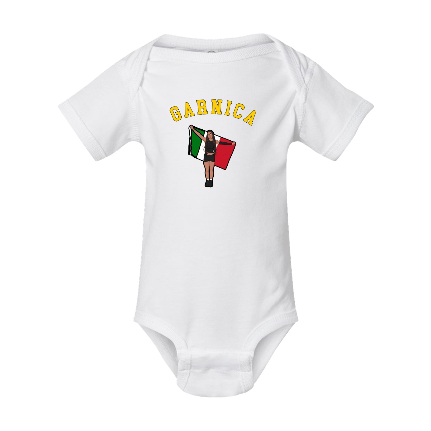 Baby Onesie — Shirsey Arch in White