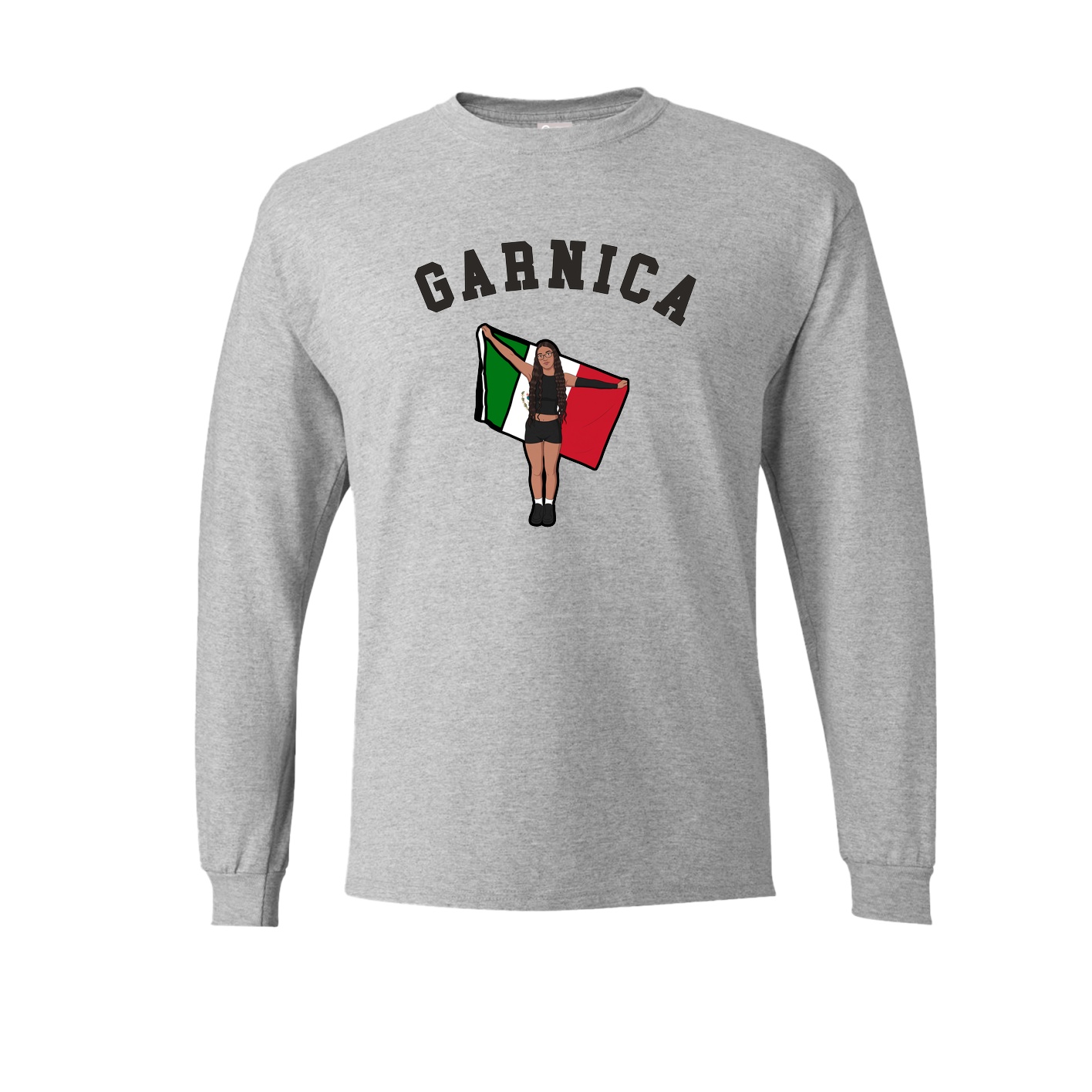 Long Sleeve Tee — Shirsey Arch in Grey