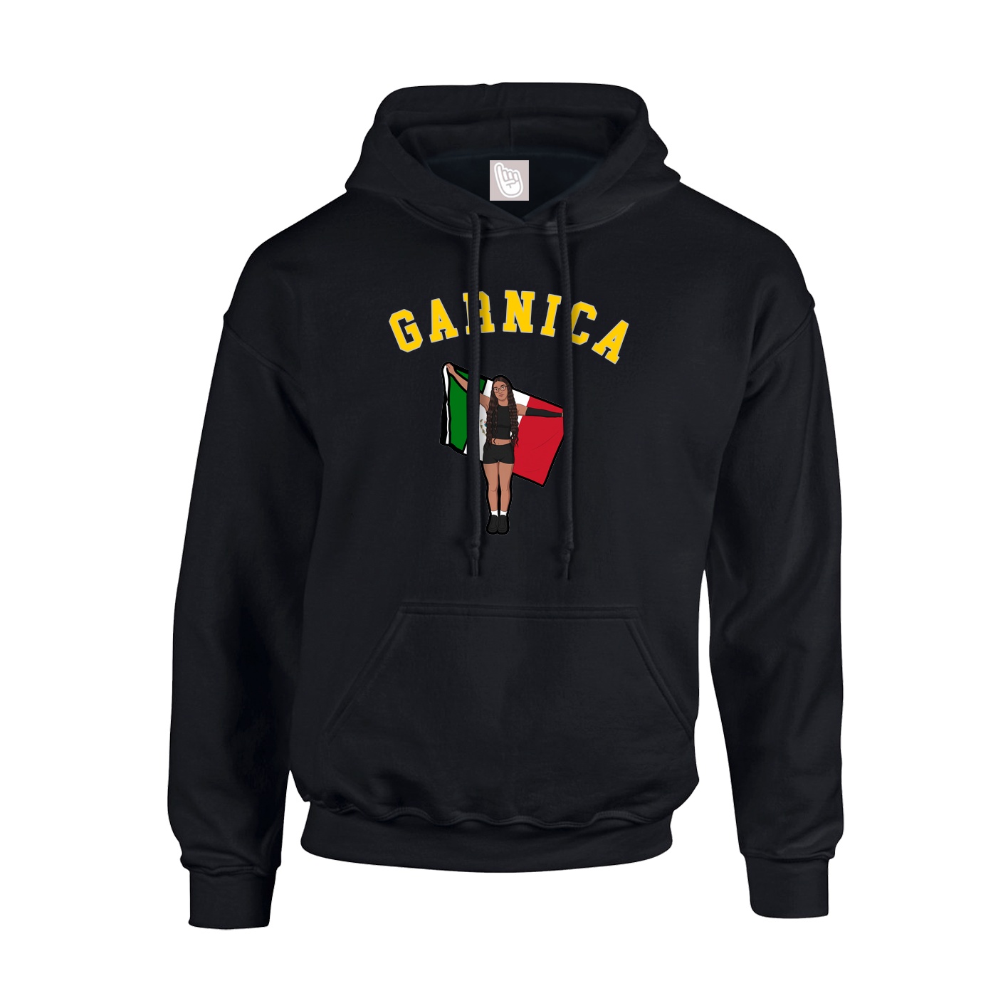 Youth Hoodie — Shirsey Arch in Black