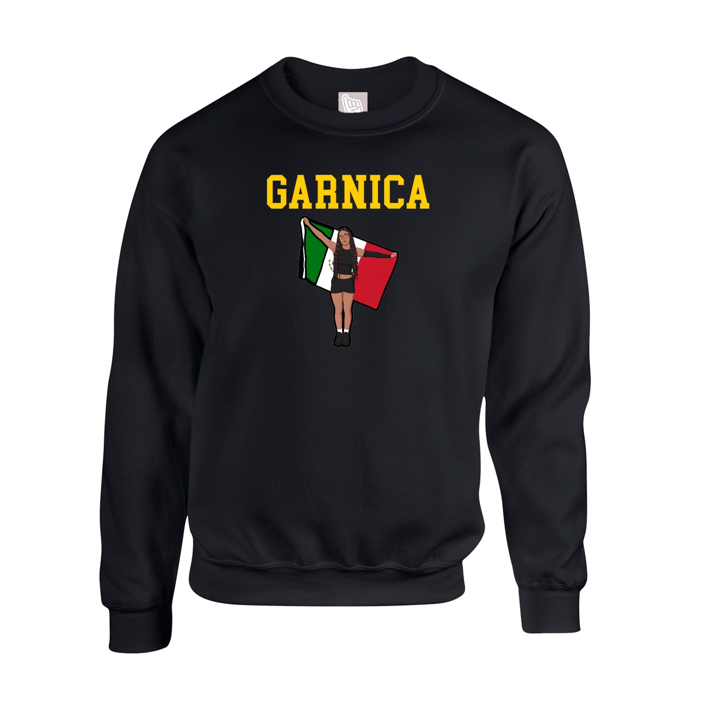 Fleece Crew — Shirsey in Black