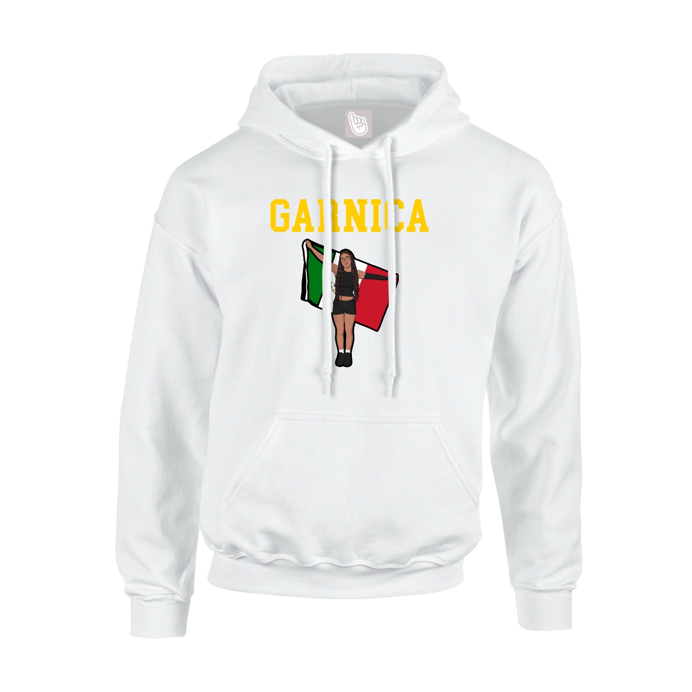 Youth Hoodie — Shirsey in White