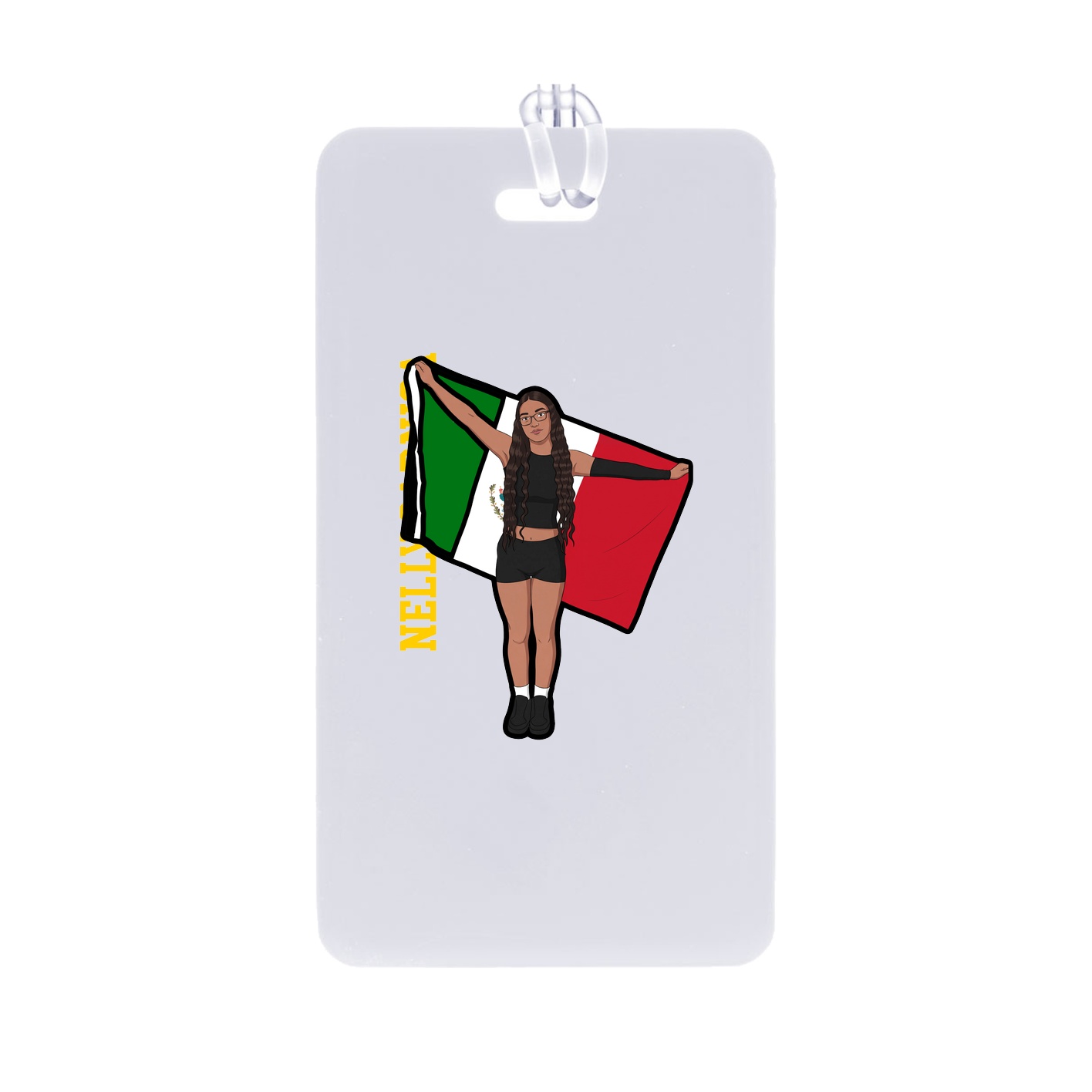 Bag Tag — Name Vertical in Classic