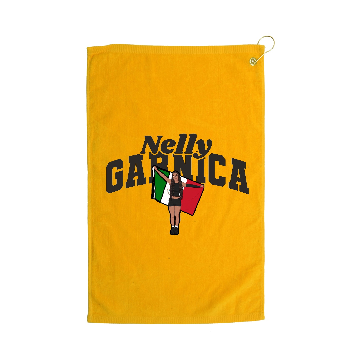Golf Towel — Signature Arch in Gold