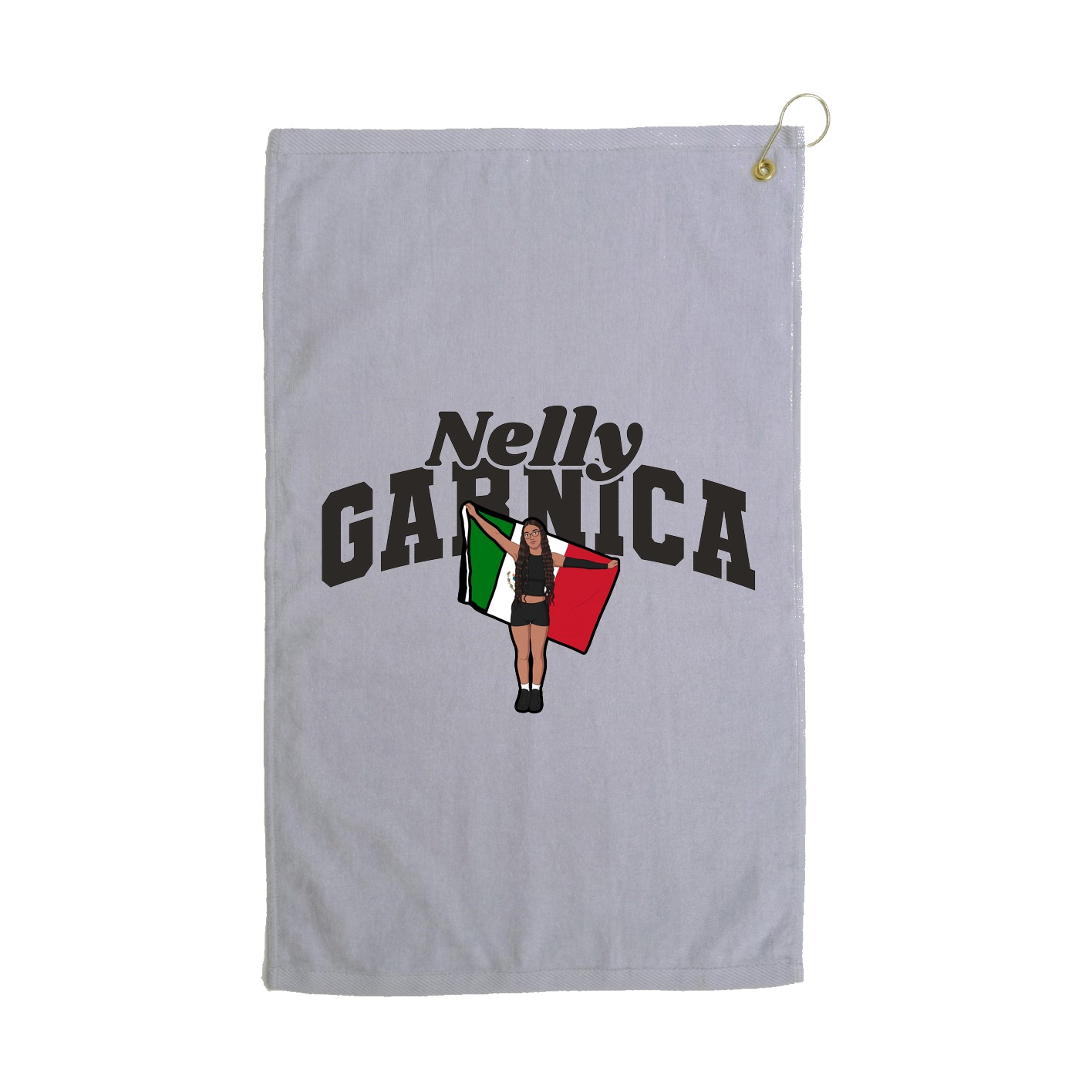 Golf Towel — Signature Arch in Grey