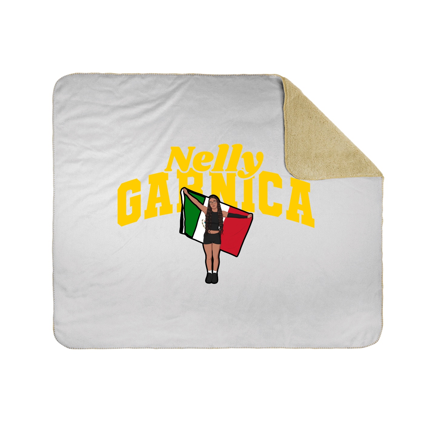 Throw Blanket — Signature Arch in White