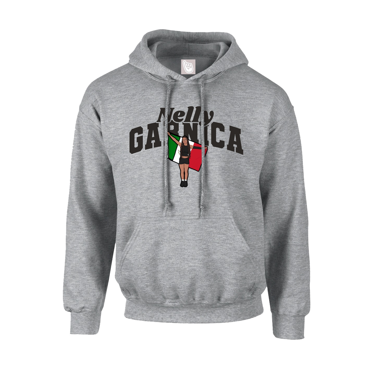 Hoodie — Signature Arch in Grey